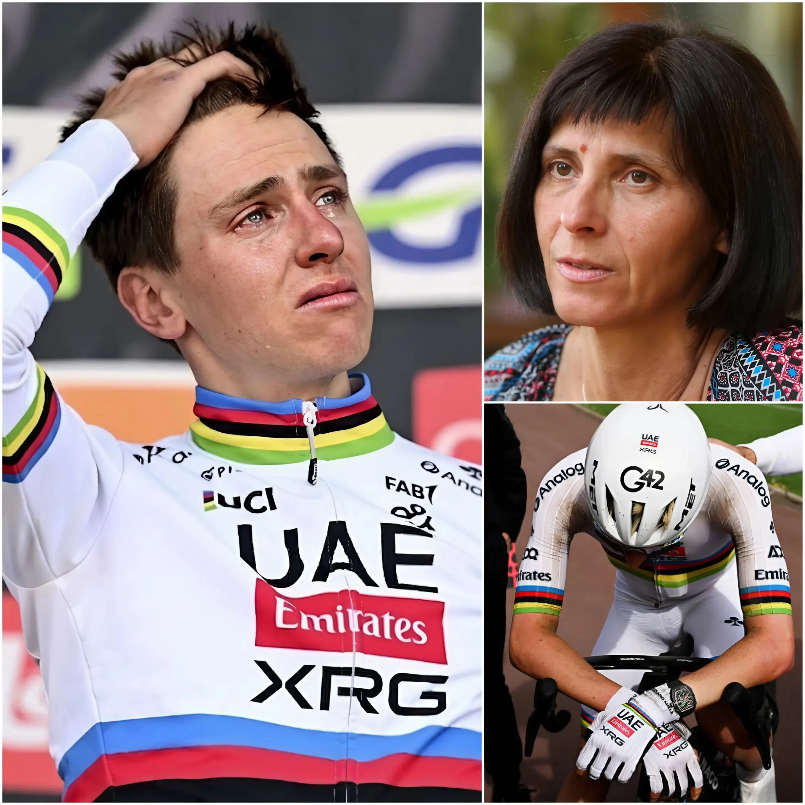 Cover Image for “Pogačar in lacrime: la madre rivela il sacrificio e un infortunio nascosto che avrebbe potuto compromettere la sua carriera”