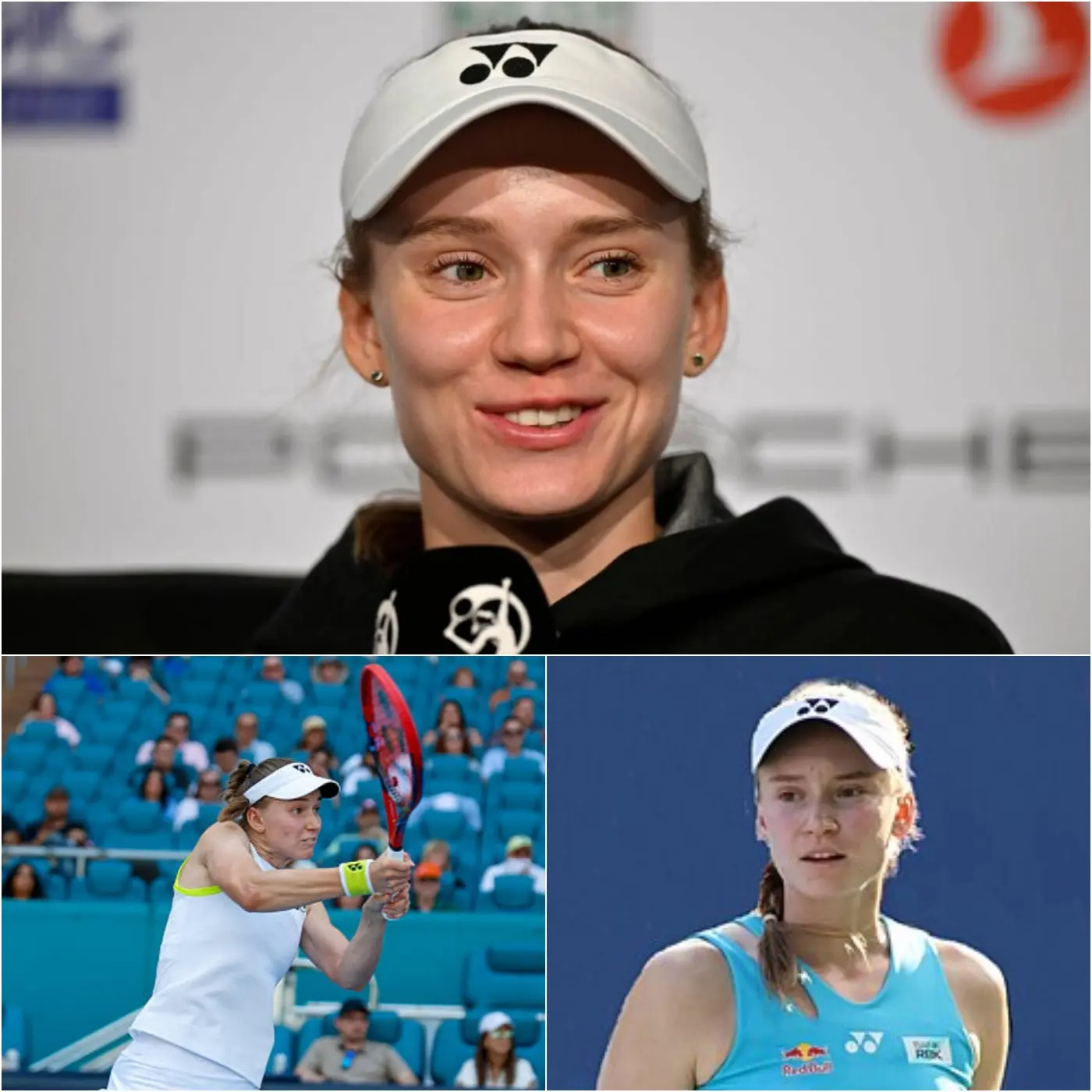 Cover Image for 🔥 RYBAKINA ALMOST FALLEN IN HER FIRST MATCH! 😱 After a disastrous first set with a series of unforced errors, Elena Rybakina caused extreme worry among fans against Ruse. But her unexpected transformation changed everything, setting the stage for a heated showdown with Zheng Qinwen that sent the entire tournament into a frenzy.