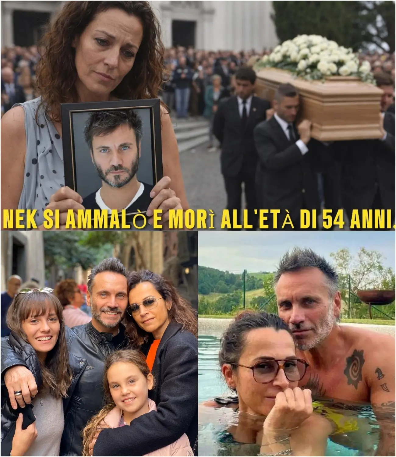 Cover Image for 😭 IL SILENZIO PIÙ RUMOROSO: COME NEK CI HA DETTO ADDIO PER SEMPRE 😭 Dalle folle oceaniche e i palazzetti sold-out al ronzio assordante di un macchinario ospedaliero. La fine di Nek è una pugnalata dritta al petto.