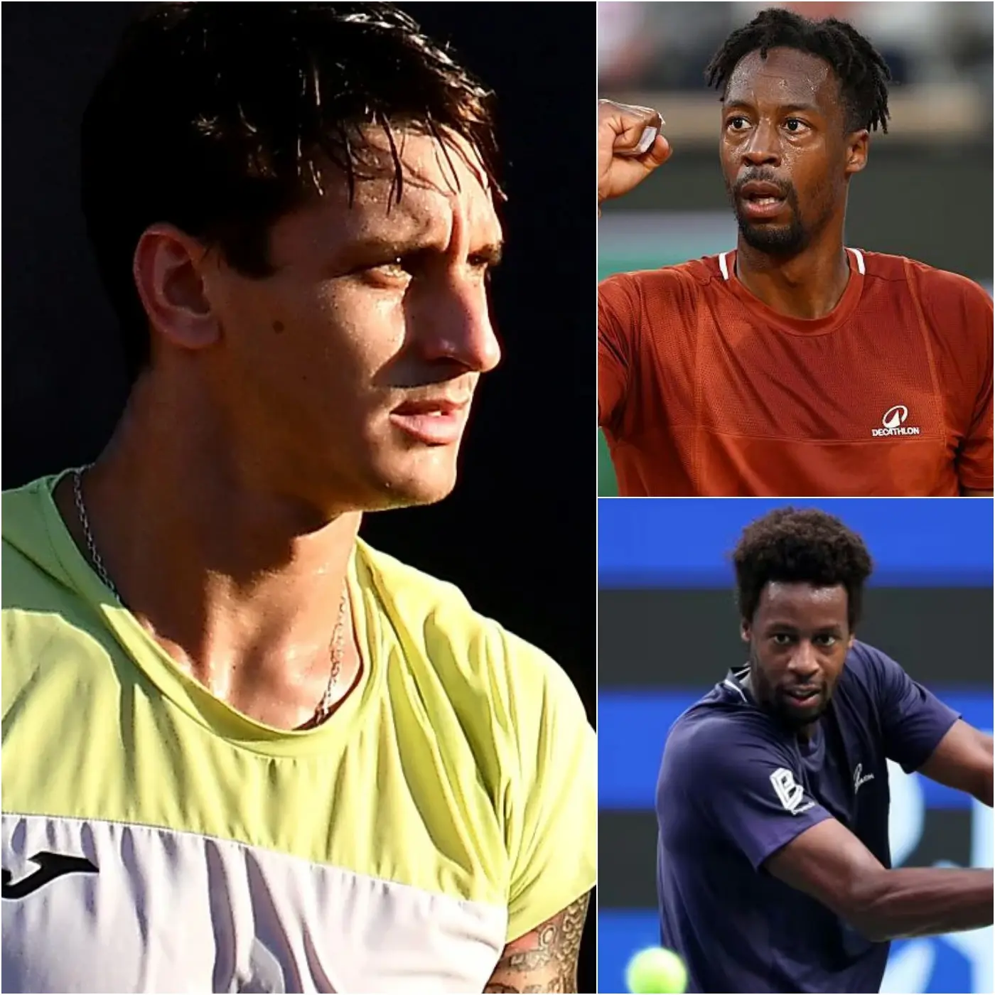 Cover Image for 🚨 “HE CHEATED!” 😱 Just seconds after his bitter defeat at the Madrid Open, Gaël Monfils flew into a rage, pointing directly at Camilo Ugo Carabelli and making a shocking accusation in front of dozens of television cameras. But everyone was instantly silenced when his opponent responded with just 15 icy words, sending the entire court into chaos and causing a social media frenzy 🔥