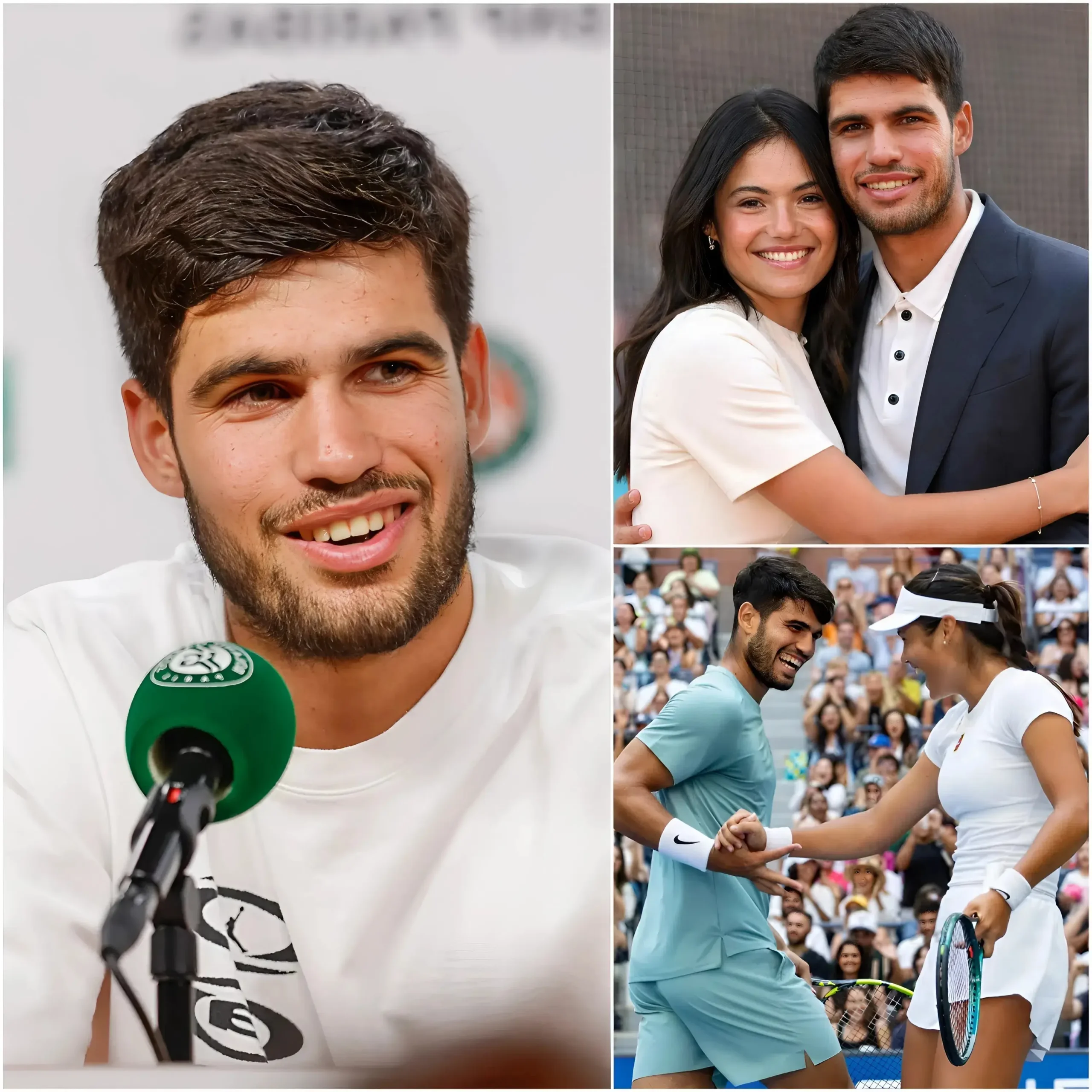 Cover Image for “¡El momento ha llegado!” – Alcaraz y Raducanu hacen un anuncio impactante que sacude el mundo del tenis