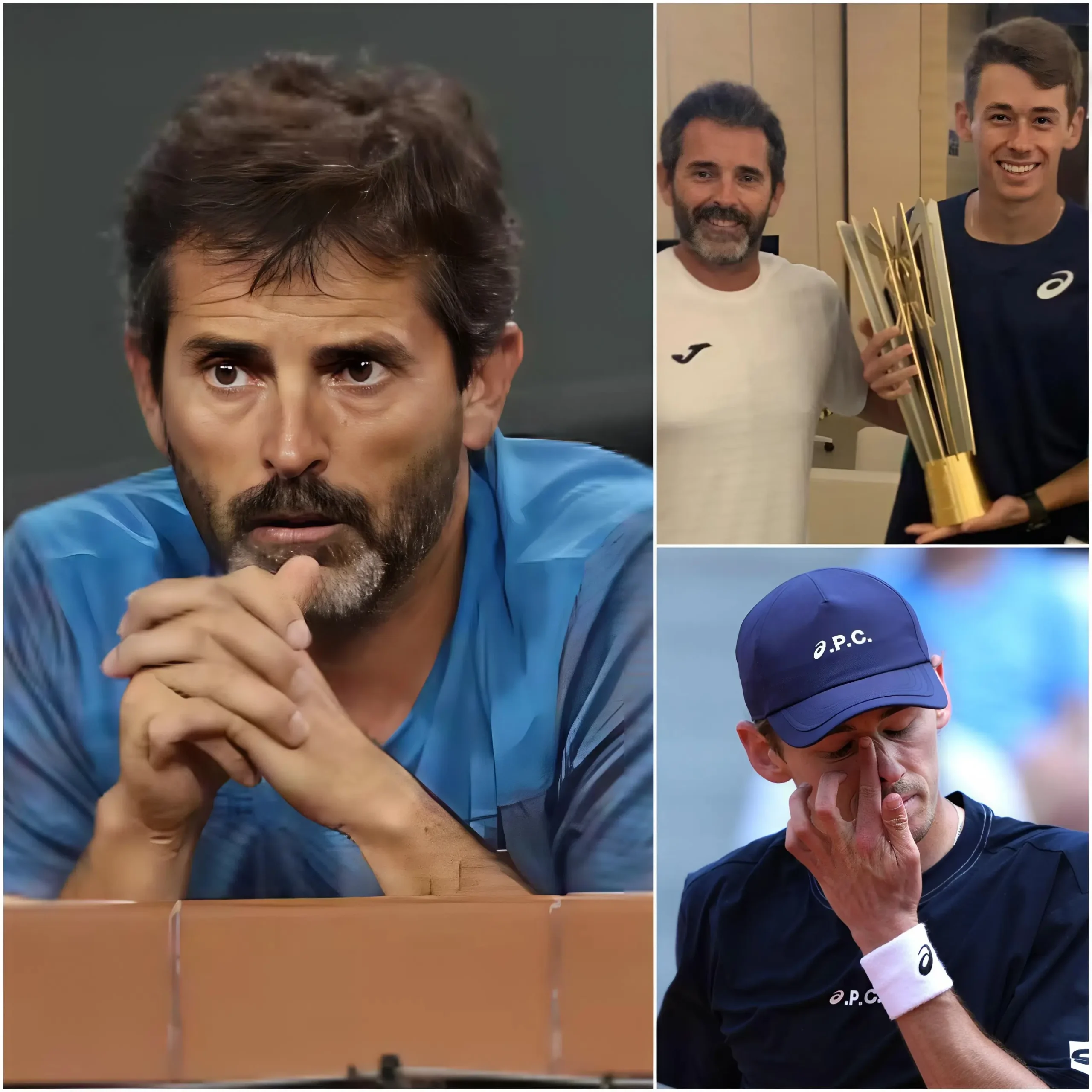 Cover Image for 🚨BAD NEWS: Alex De Minaur’s coach Adolfo Gutierrez reveals worsening health after hospital stay, shocking press conference stuns audience