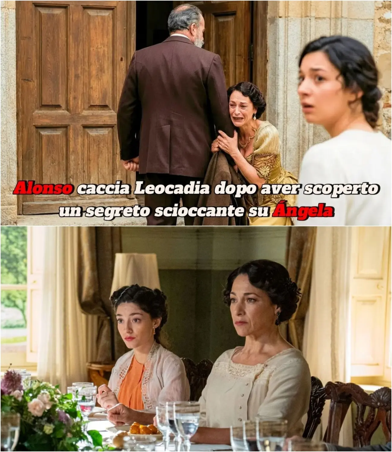 Cover Image for LA PROMESSA Anticipazioni: Alonso caccia Leocadia dopo aver scoperto un segreto scioccante su Ángela