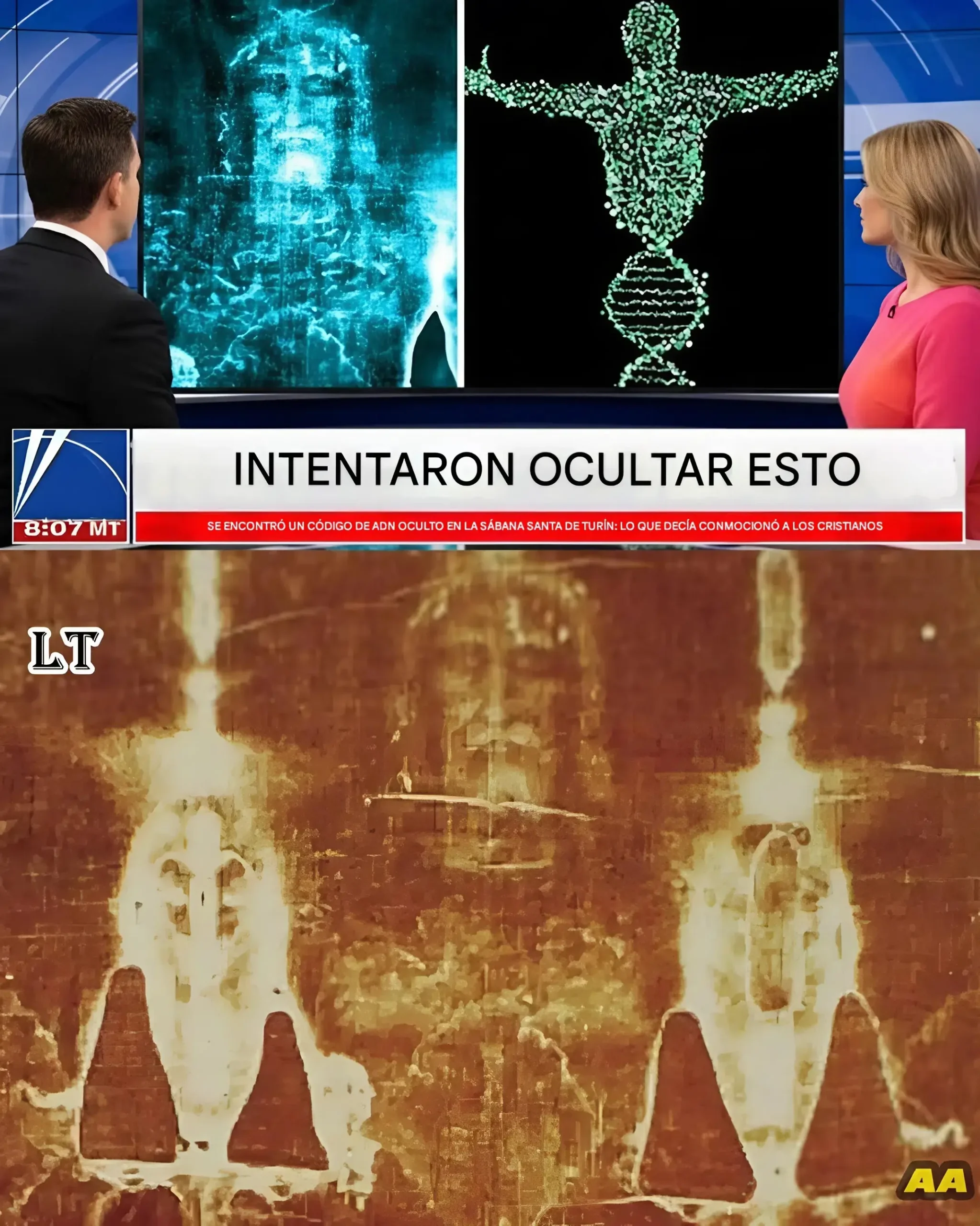 Cover Image for 🔥 NUEVOS RESULTADOS DE ADN EN LA Sábana Santa de Turín ACABAN DE SALIR — Y SON IMPOSIBLES 😱 “TRAZA UN VIAJE POR CHINA, INDIA, ÁFRICA Y ORIENTE MEDIO” — LO DESCUBIERTO CAMBIA TODO