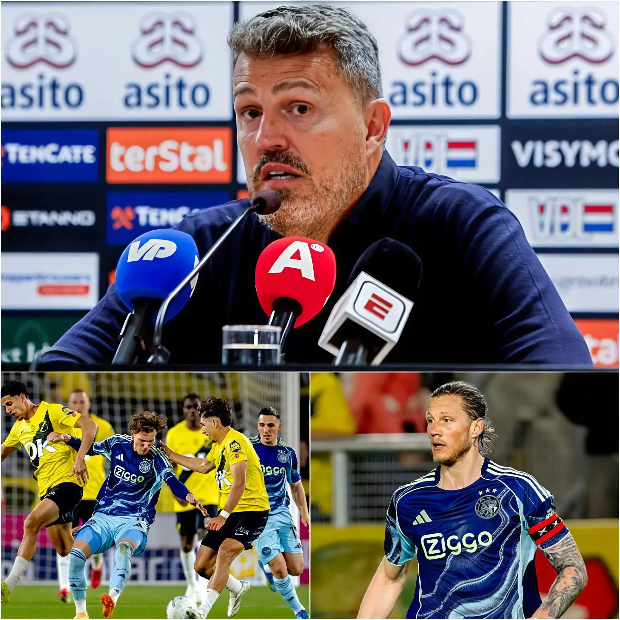 Cover Image for “HOEWEL WE DE WEDSTRIJD HEBBEN GEWONNEN, WAS ZIJN OPTREDEN VER ONDER DE MAAT…” Trainer Óscar García sprak zich na het duel tegen NAC Breda opvallend kritisch uit over een speler van AFC Ajax.