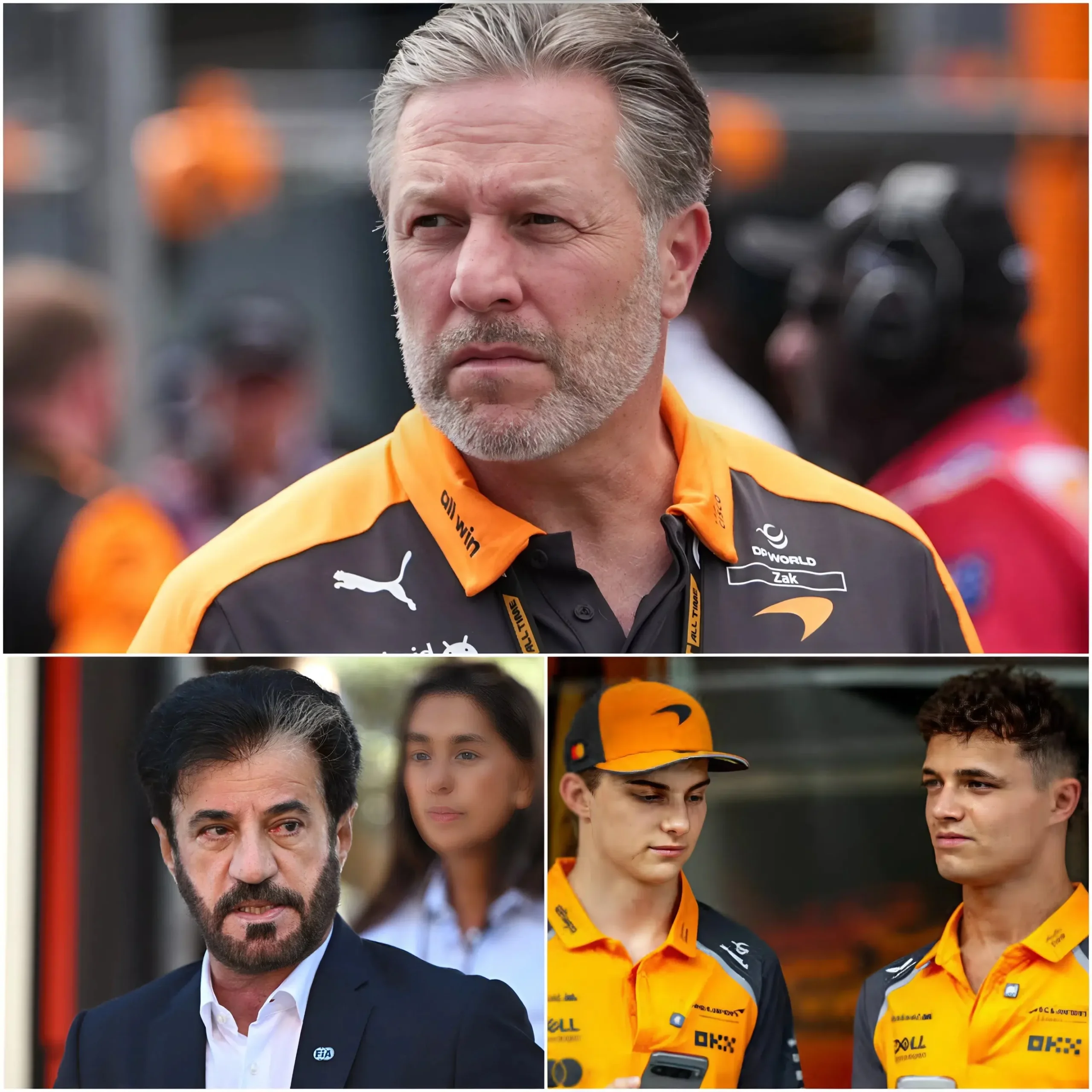 Cover Image for 🚨 “If McLaren walks away, F1 will immediately feel the impact — the entire sport could begin to collapse” — Zak Brown is reportedly delivering a cold, uncompromising warning following a chaotic start to the 2026 season, claiming McLaren has been treated unfairly under new technical interpretations and regulatory changes.