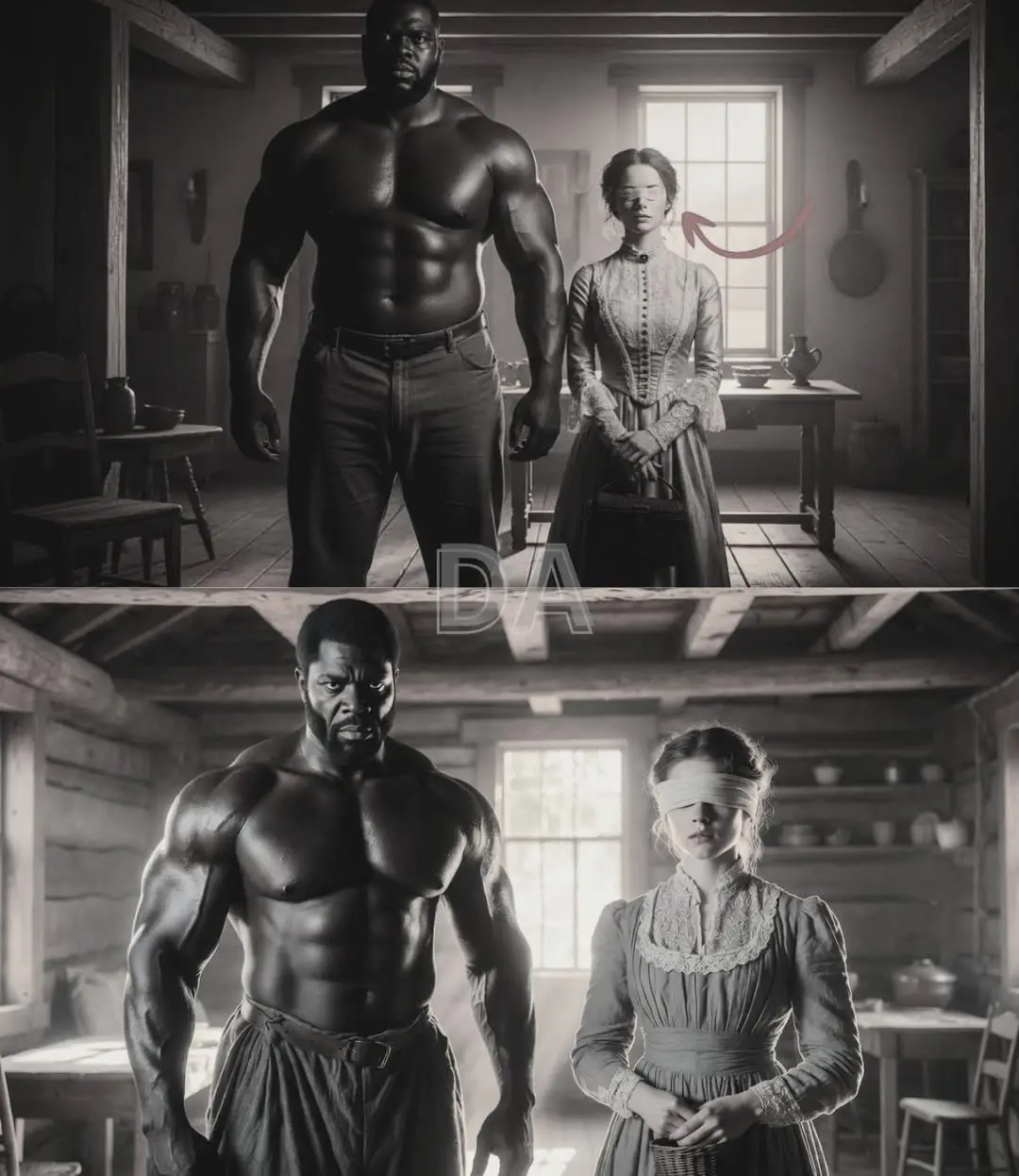 Cover Image for Le Baron Livra Sa Fille Aveugle À L’esclave Géant… Nul N’imaginait Sa Réaction…