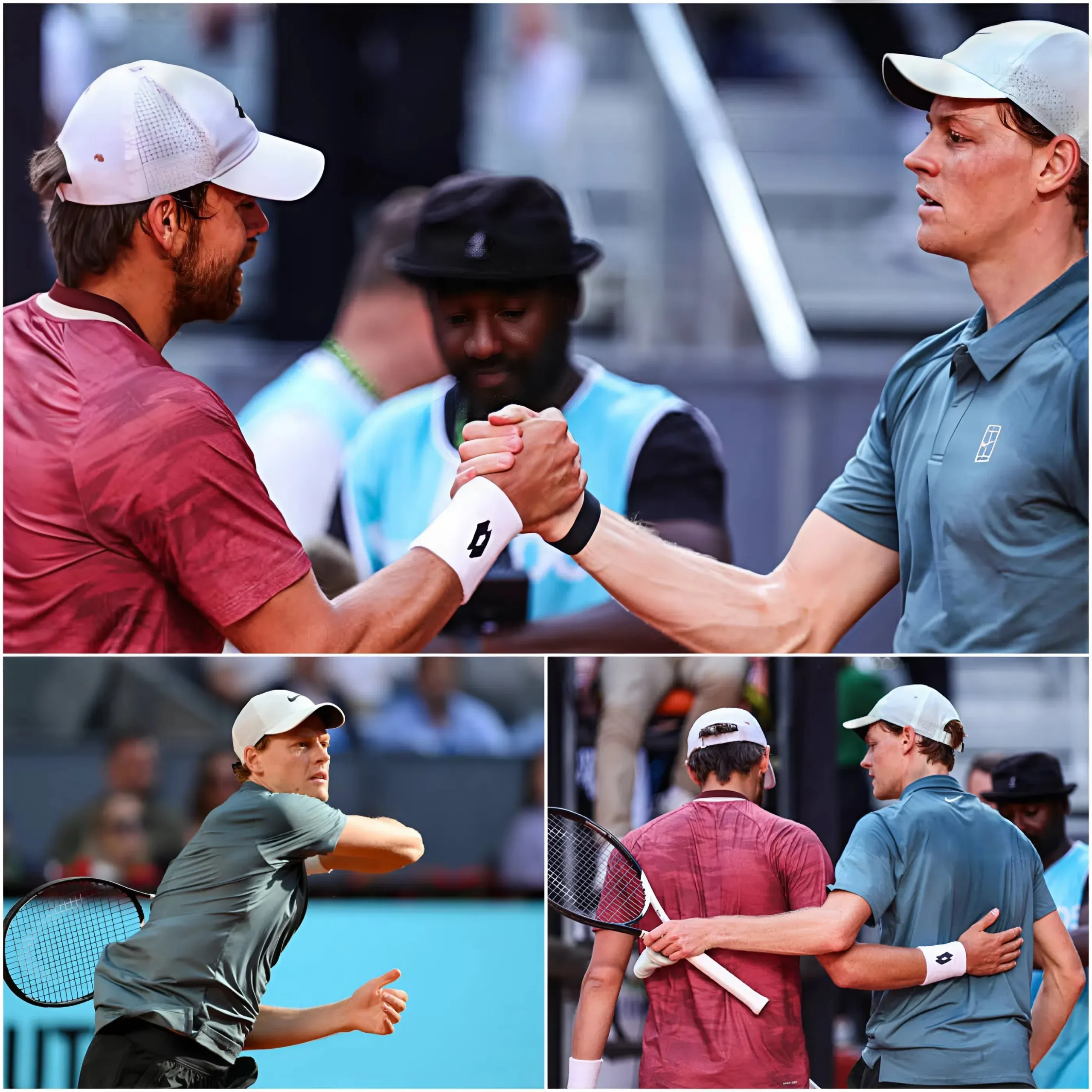 Cover Image for 🔵🎾 “Dicevano che non fosse così bravo, ma dopo la partita di ieri, dal suo modo di giocare fino a ogni singola azione, ho completamente cambiato opinione su Sinner. Lui…”