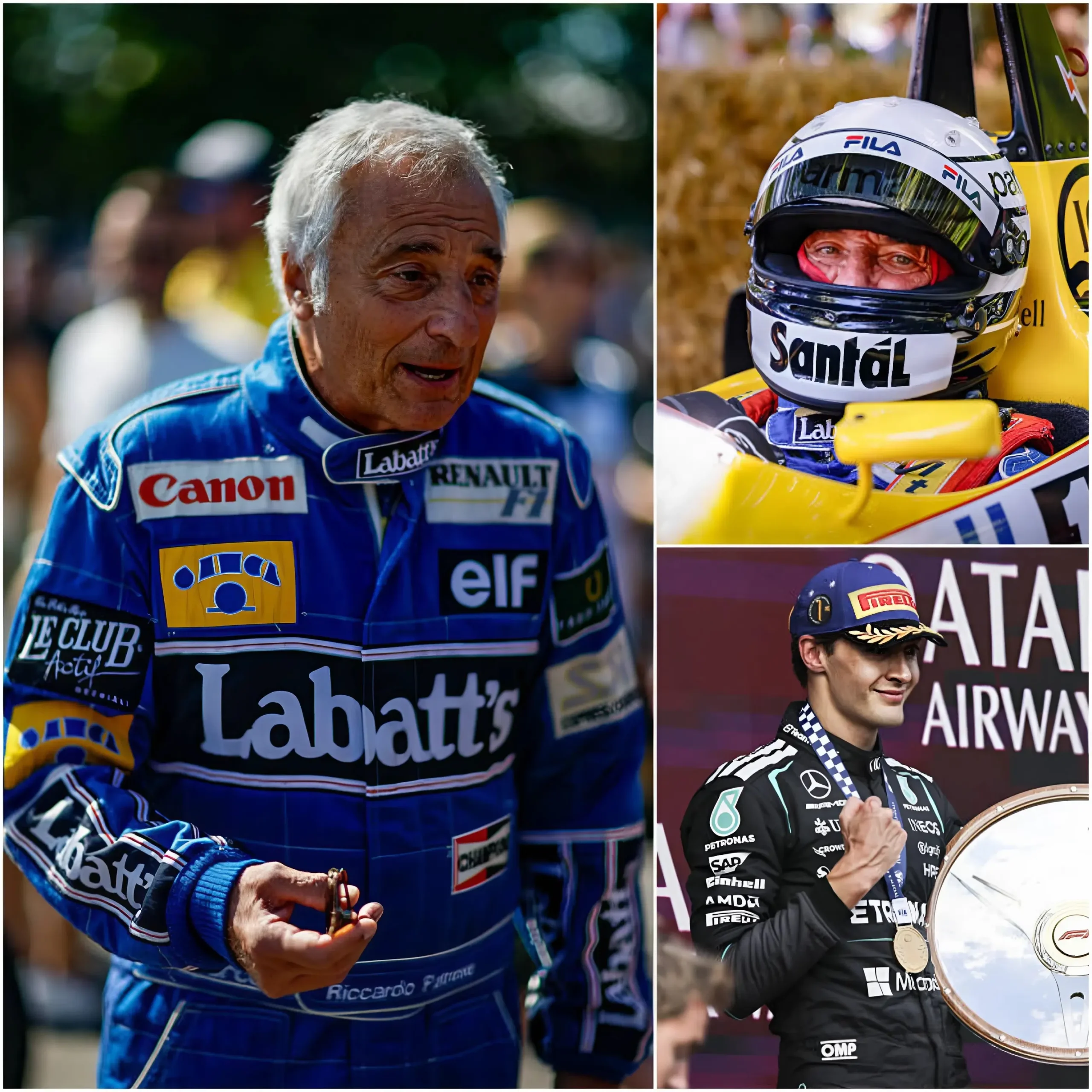 Cover Image for JUST 10 MINUTES AGO: F1 legend Riccardo Patrese has officially broken his silence with a powerful statement defending George Russell — calling what is happening to the young driver “a crime against Formula 1” and “a betrayal of everything this sport stands for,” while questioning how criticism of him has become so harsh.