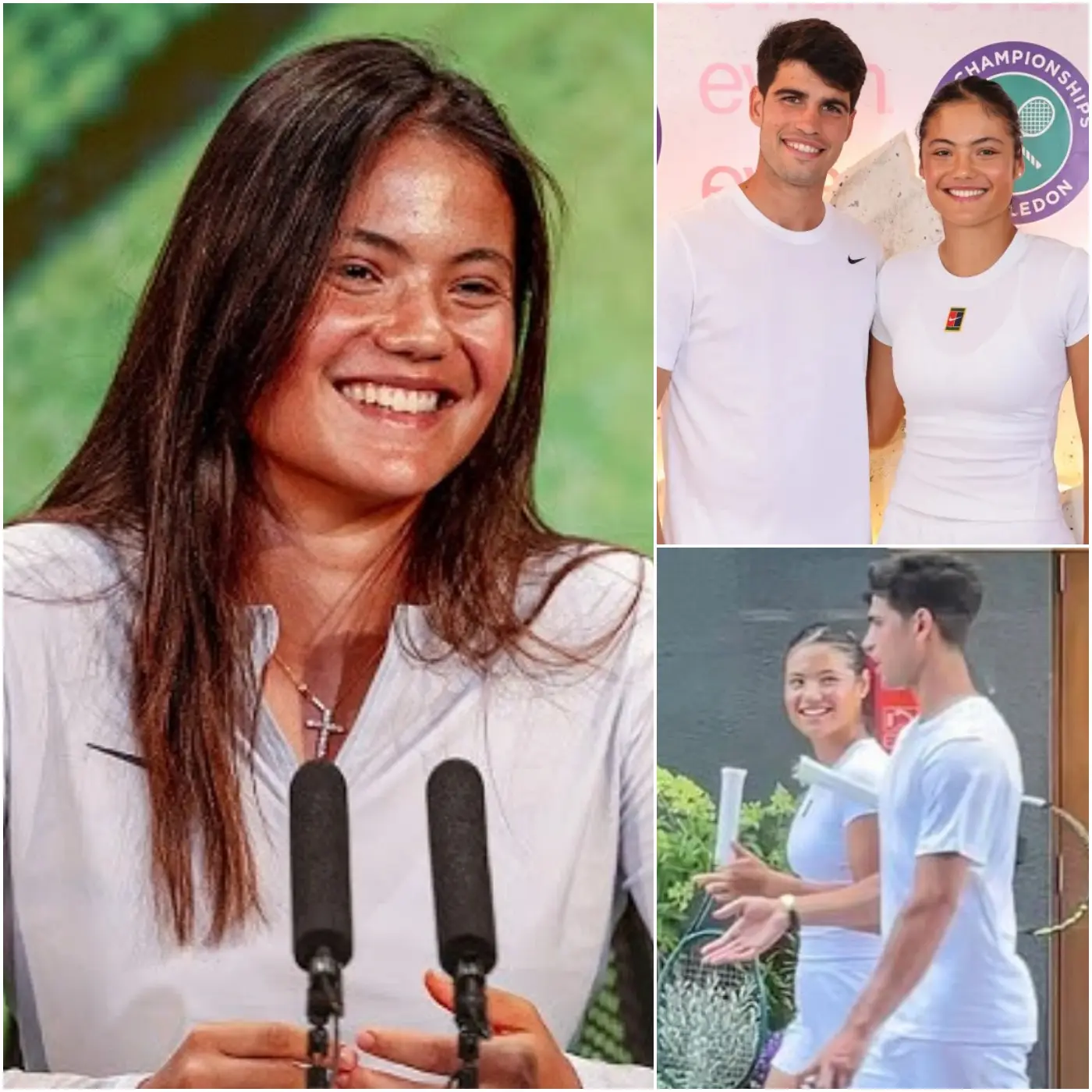 Cover Image for 🎉 “Me Has Conmovido Profundamente… Y Te Atesoraré Por Siempre…” — Emma Raducanu Transformó Un Momento Sencillo En Algo Totalmente Inesperado. Justo Cuando La Atmósfera Parecía Alcanzar Su Punto Álgido De Emoción… Dio Un Paso Sorprendente: Caminó Junto A Carlos Alcaraz Bajo Las Deslumbrantes Luces.