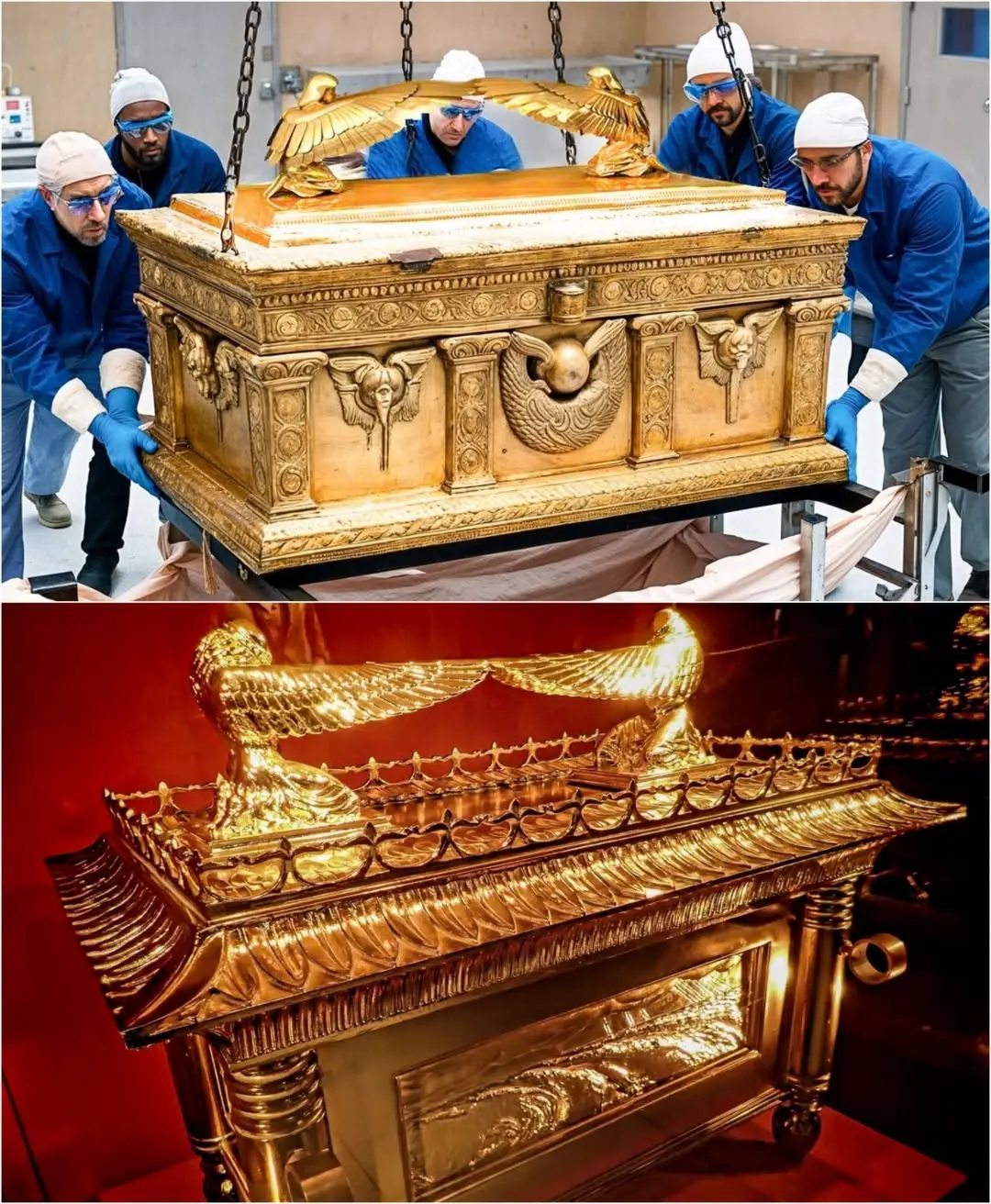 Cover Image for 🔍 De L’arche D’alliance À La Découverte : Des Secrets Qui Pourraient Changer La Foi À Jamais. Dans Une Révélation Stupéfiante, Des Scientifiques Affirment Avoir Retrouvé La Légendaire Arche D’alliance, Enfouie Depuis Plus De 3 000 Ans Dans Une Grotte Isolée D’éthiopie.