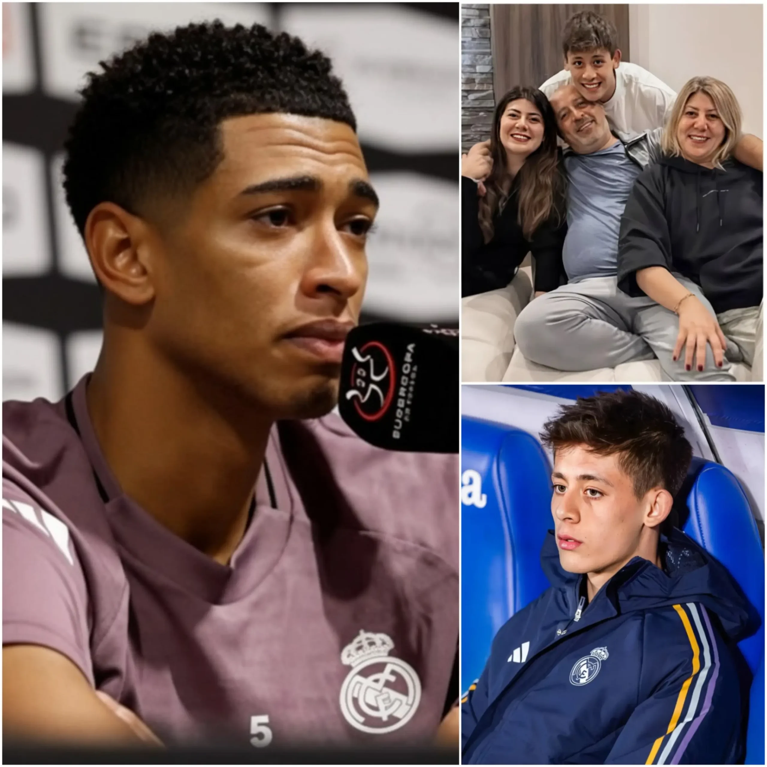 Cover Image for Hace apenas 30 minutos, Jude Bellingham envió sus más profundas condolencias a Arda Güler tras el trágico suceso que ha golpeado a su familia. Poco después, el propio Arda Güler confirmó la triste noticia.