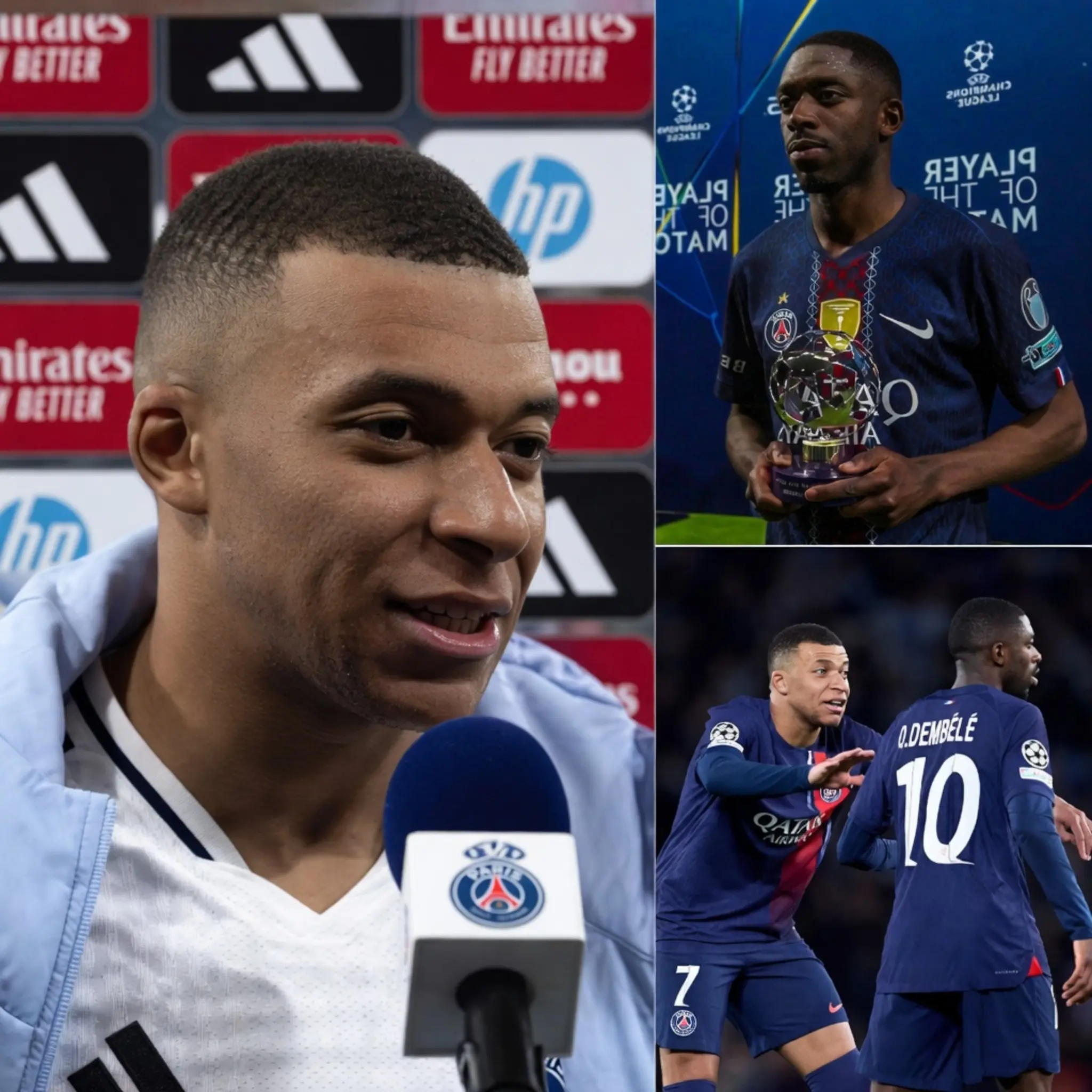 Cover Image for 🚨 “¡ESA VICTORIA FUE SOLO SUERTE!” Kylian Mbappé ha vuelto a encender la polémica y ha dejado a todo el mundo del fútbol en shock. Tras la épica victoria 5-4 del PSG ante el Bayern Múnich, el delantero francés aseguró públicamente que su exequipo no merecía ganar y que el resultado se debió únicamente a la suerte.