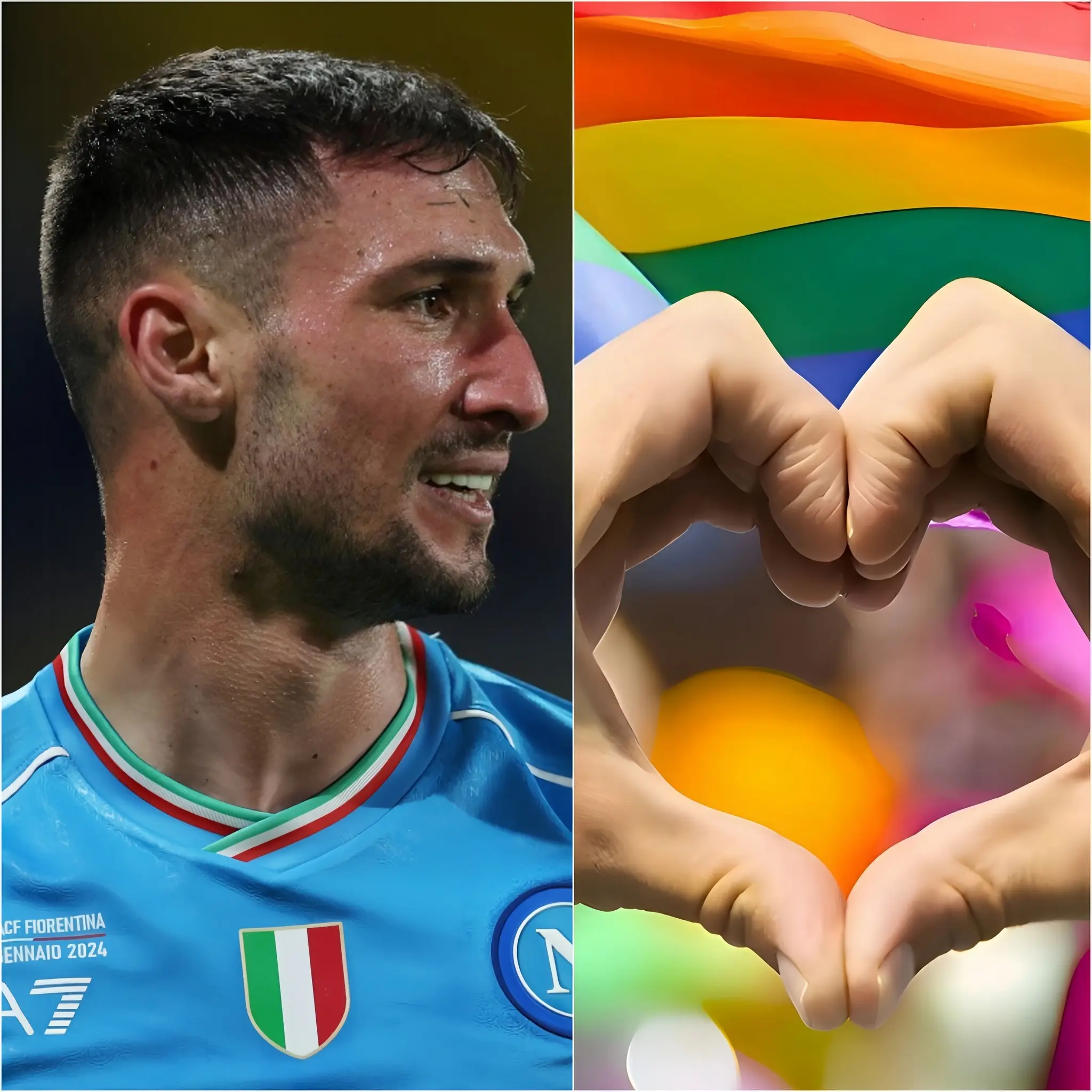 Cover Image for 🔥ULTIME NOTIZIE: La star del Napoli, Matteo Politano, ha scatenato una vivace polemica annunciando il suo rifiuto di partecipare alla “Serata della Fierezza LGBT” della Serie A fino alla fine della stagione. Il giocatore italiano ha dichiarato