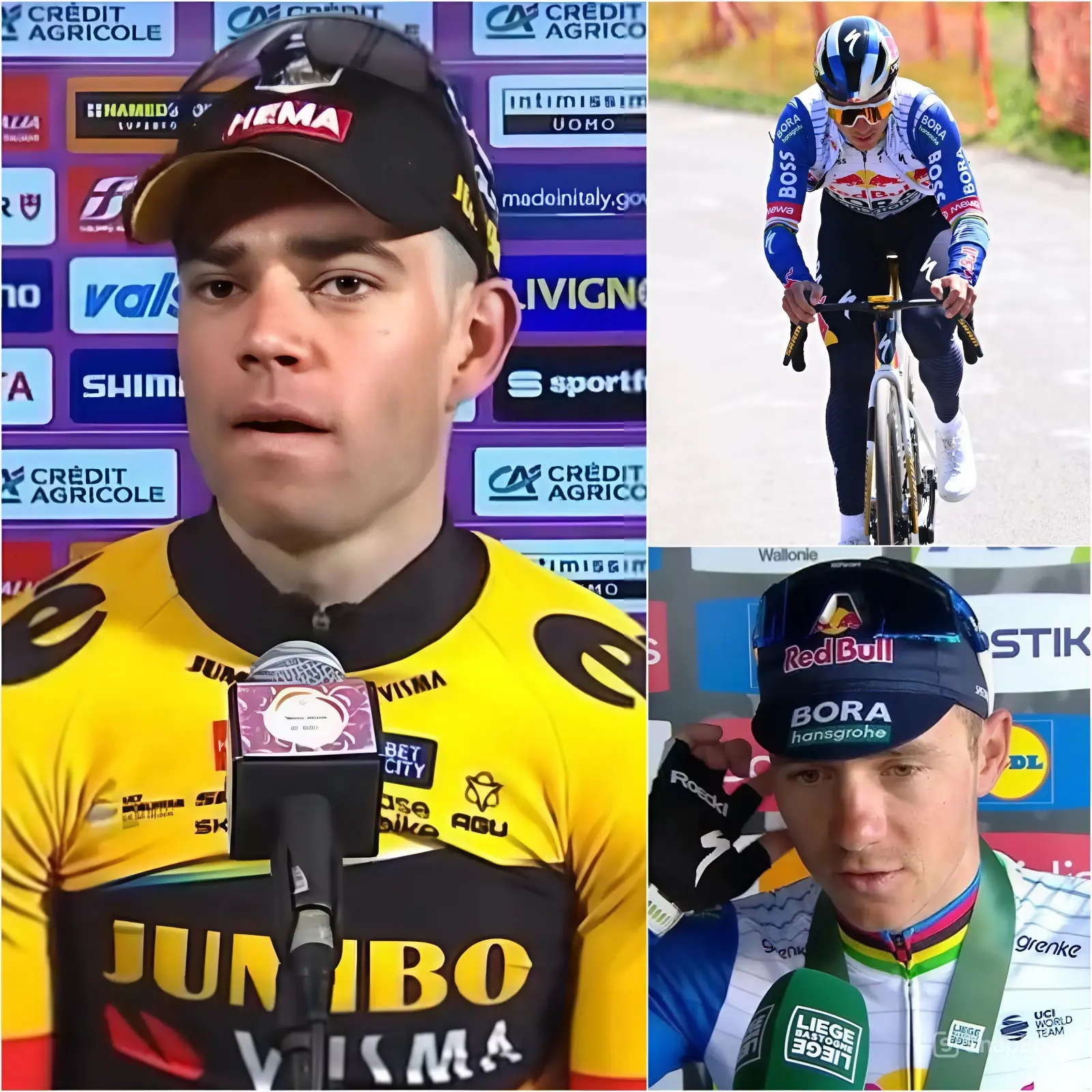 Cover Image for 💥 “Hij is zichzelf niet meer… en de waarheid erachter is nog zorgwekkender.” Wout van Aert heeft voor grote opschudding gezorgd in de wielerwereld nadat hij botte en zorgwekkende opmerkingen maakte over Remco Evenepoel na zijn teleurstellende prestatie in Luik-Bastenaken-Luik 2026.