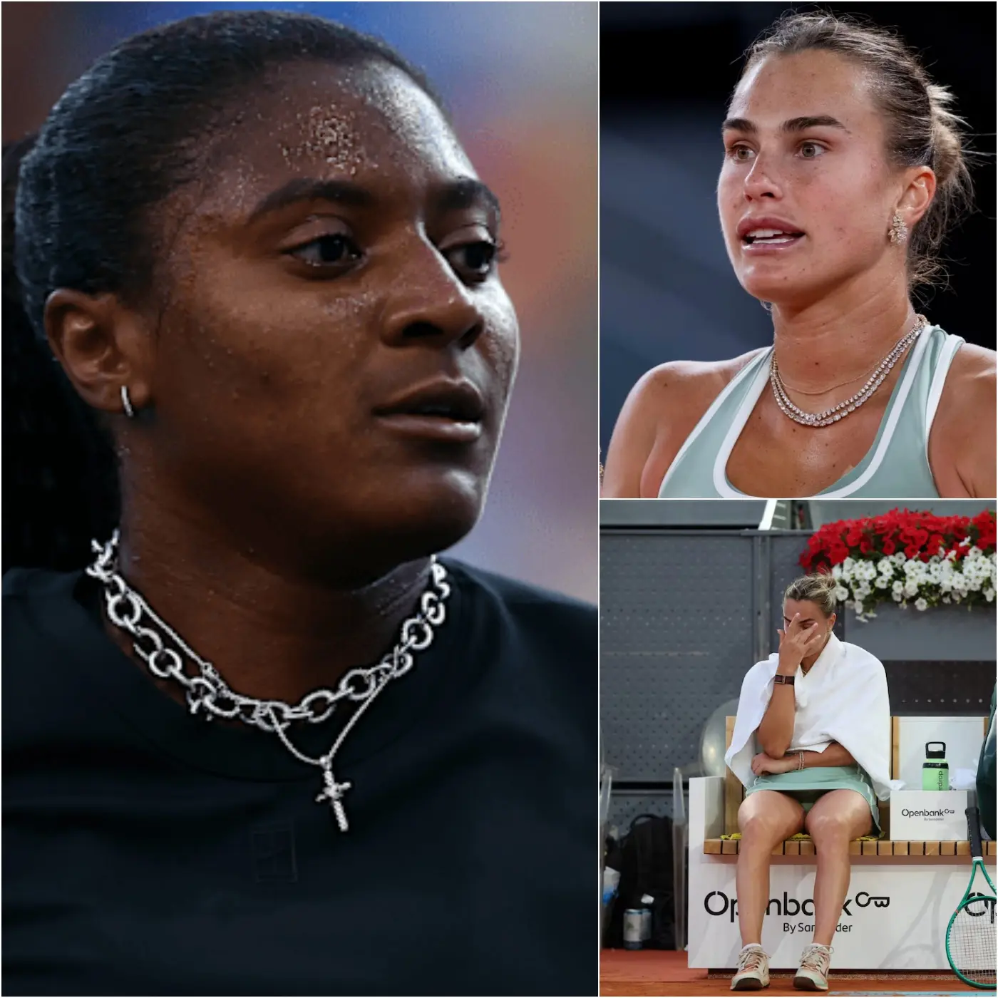 Cover Image for “SHUT UP, LOSER!” — The tennis world was left stunned as Hailey Baptiste fired back sharply, directly criticizing Aryna Sabalenka after Sabalenka claimed she had “only won by luck” in their Madrid Open 2026 quarterfinal.