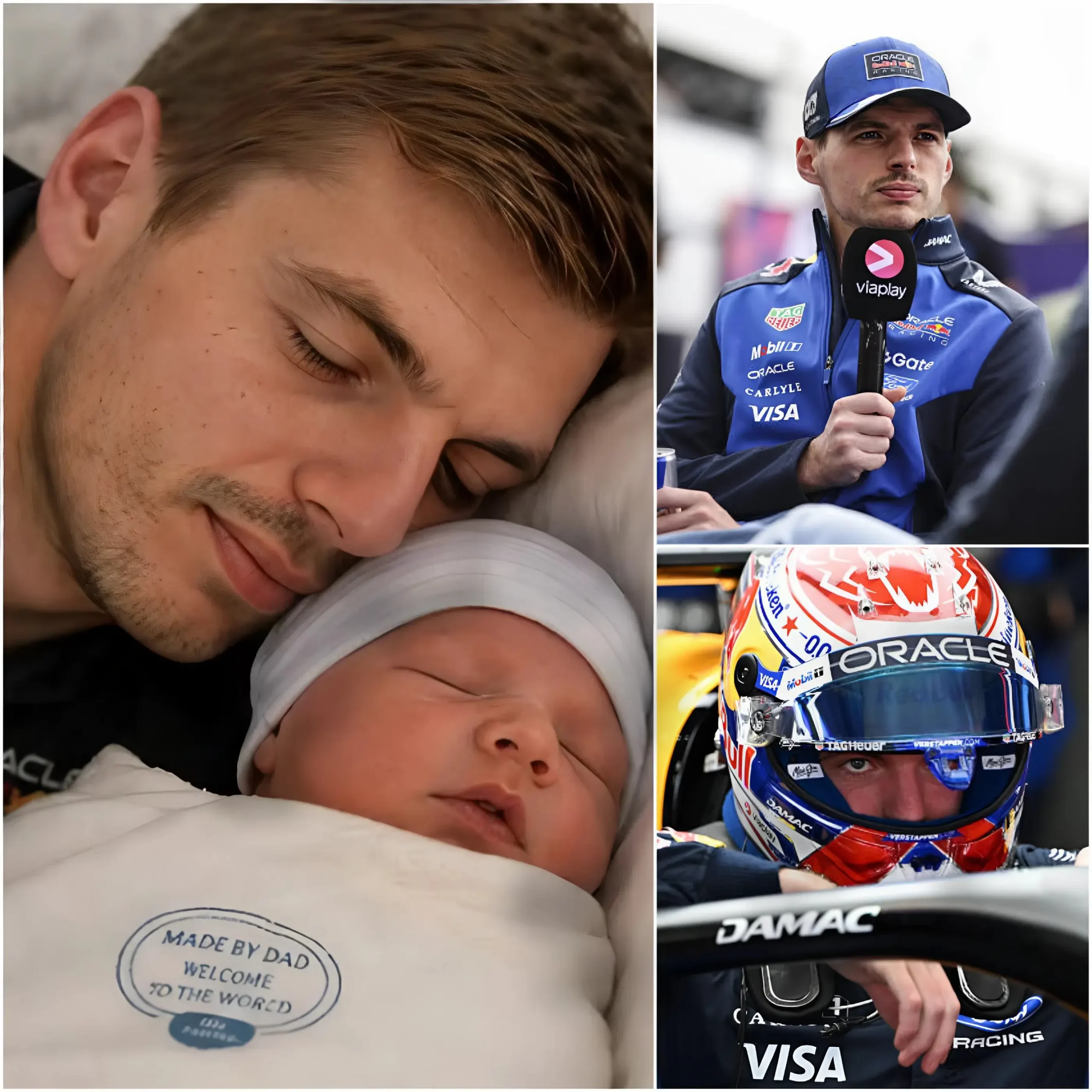 Cover Image for 👶✨ ¡REVUELTO EN LA FÓRMULA 1! El recién nacido de Max Verstappen sorprende al mundo con un nombre inesperado que ha encendido las redes sociales — los fans entran en auténtico “caos” emocional mientras intentan descifrar el profundo significado familiar detrás de la elección del campeón, desatando teorías, debates y una ola global de reacciones en torno a este misterioso y conmovedor nombre 💥
