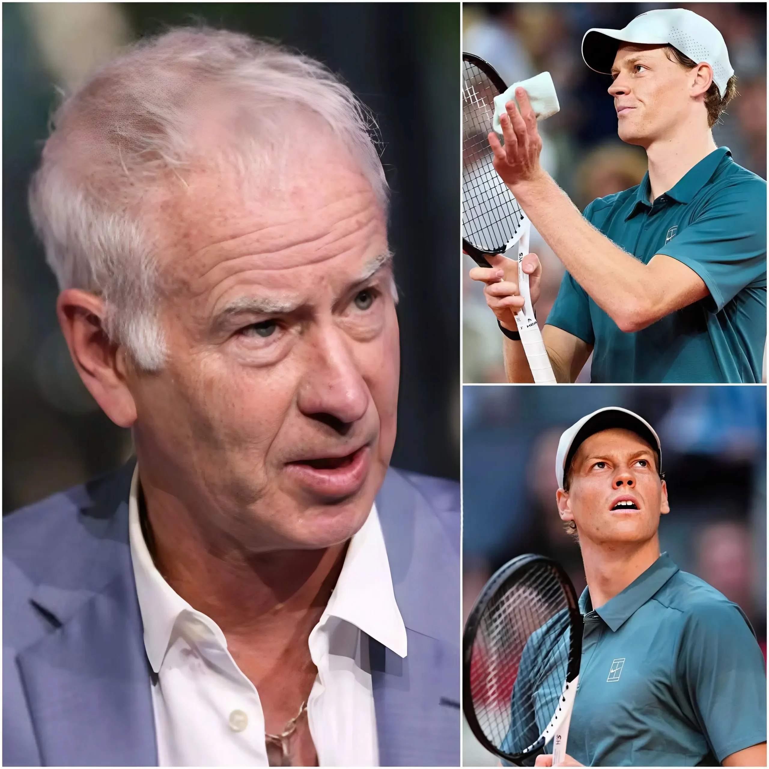 Cover Image for 🚨 “Está Ganando… Pero Podría Derrumbarse En Cualquier Momento”. – John Mcenroe Advierte Sobre Jannik Sinner