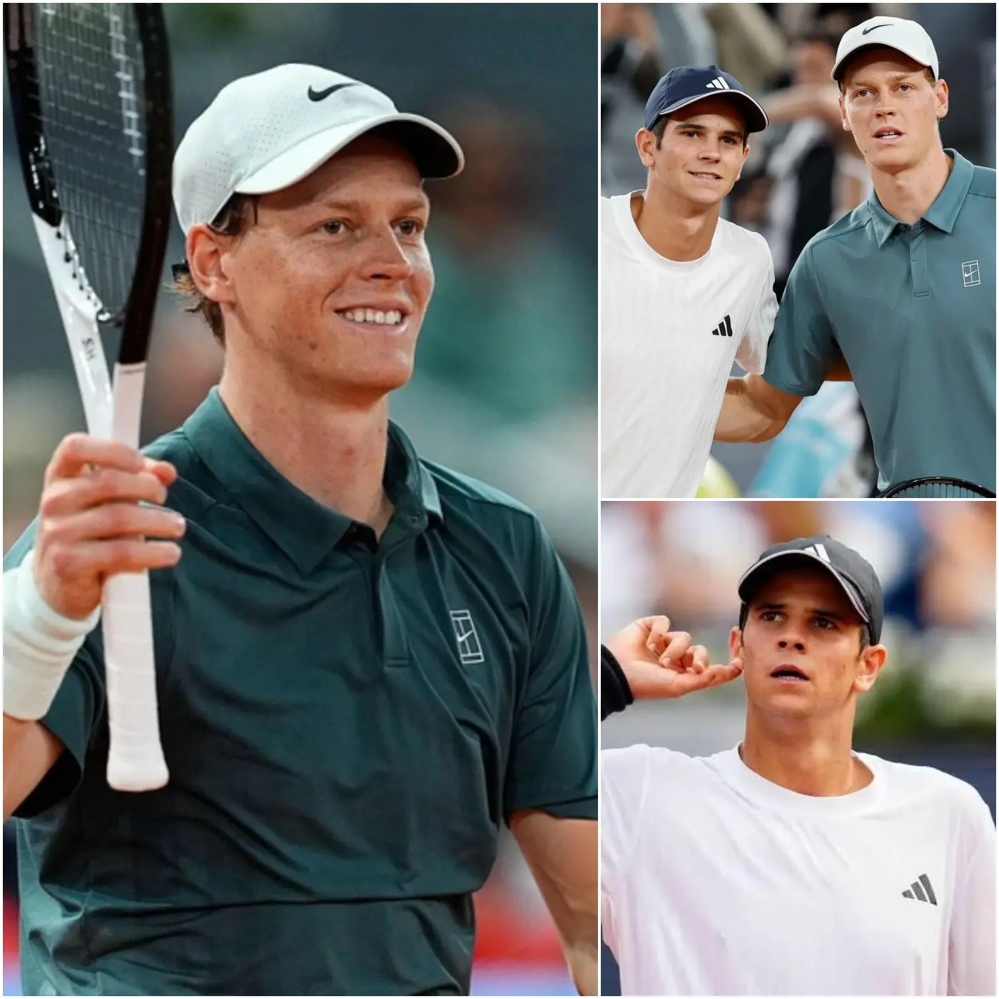 Cover Image for 🎾 “tiene Un Potencial Enorme… Y Creo Que Nos Volveremos A Encontrar En Partidos Importantes”. – Jannik Sinner Comentó Recientemente Sobre El Joven Talento Del Tenis Español Rafael Jódar. Sinner Acababa De Vencer A Jódar Con Un Partido Sólido Y Controlado, Demostrando Claramente La Diferencia En Experiencia Y Aplomo.