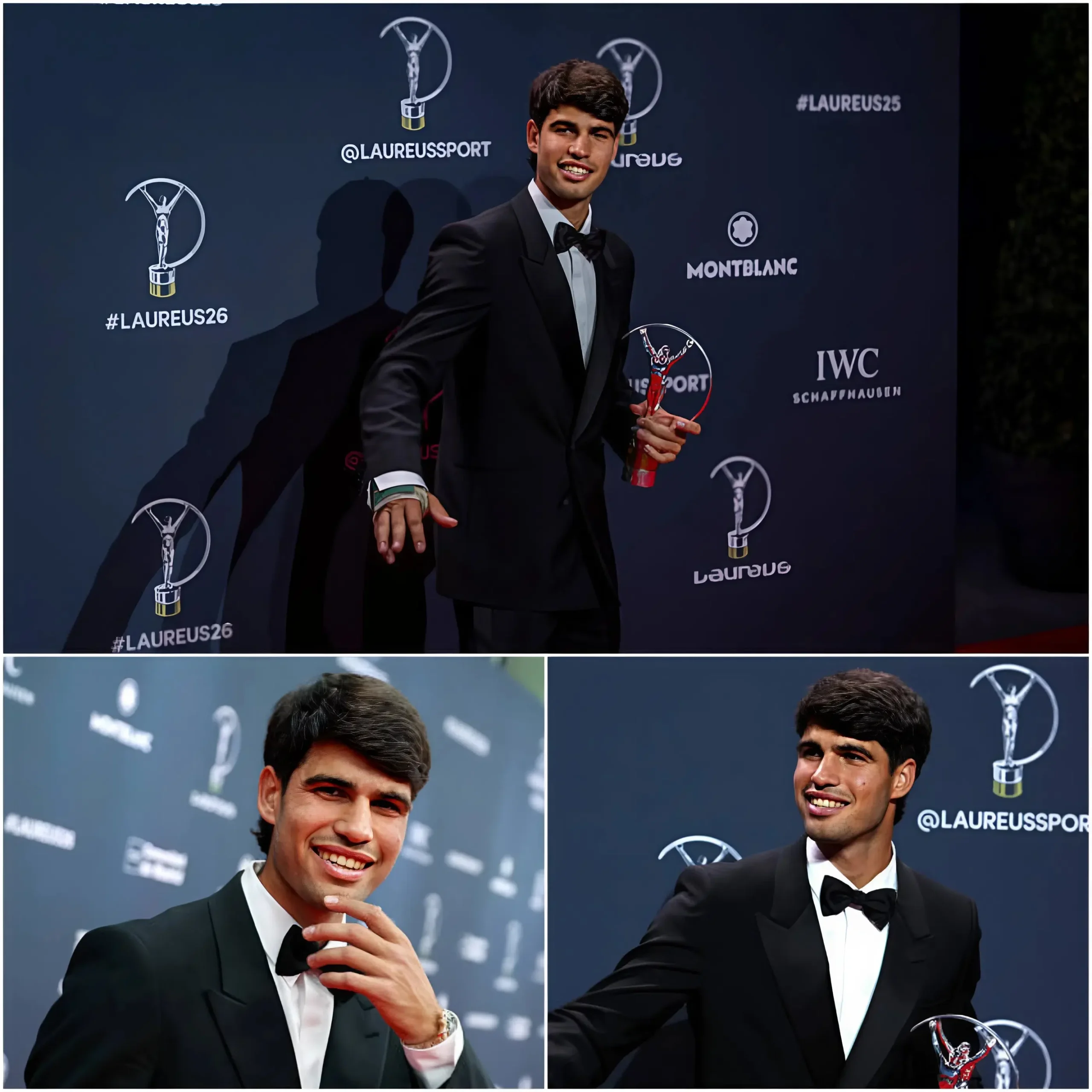 Cover Image for 💥😢 Carlos Alcaraz llama al premio “Laureus World Sports Award” un “honor inmenso” y lo considera un hito clave que consolida su lugar entre la élite del deporte mundial — el tenista español agradece profundamente a su equipo, su familia y sus fans, asegurando que este reconocimiento es el impulso que necesita para seguir superándose tanto dentro como fuera de la pista 💫