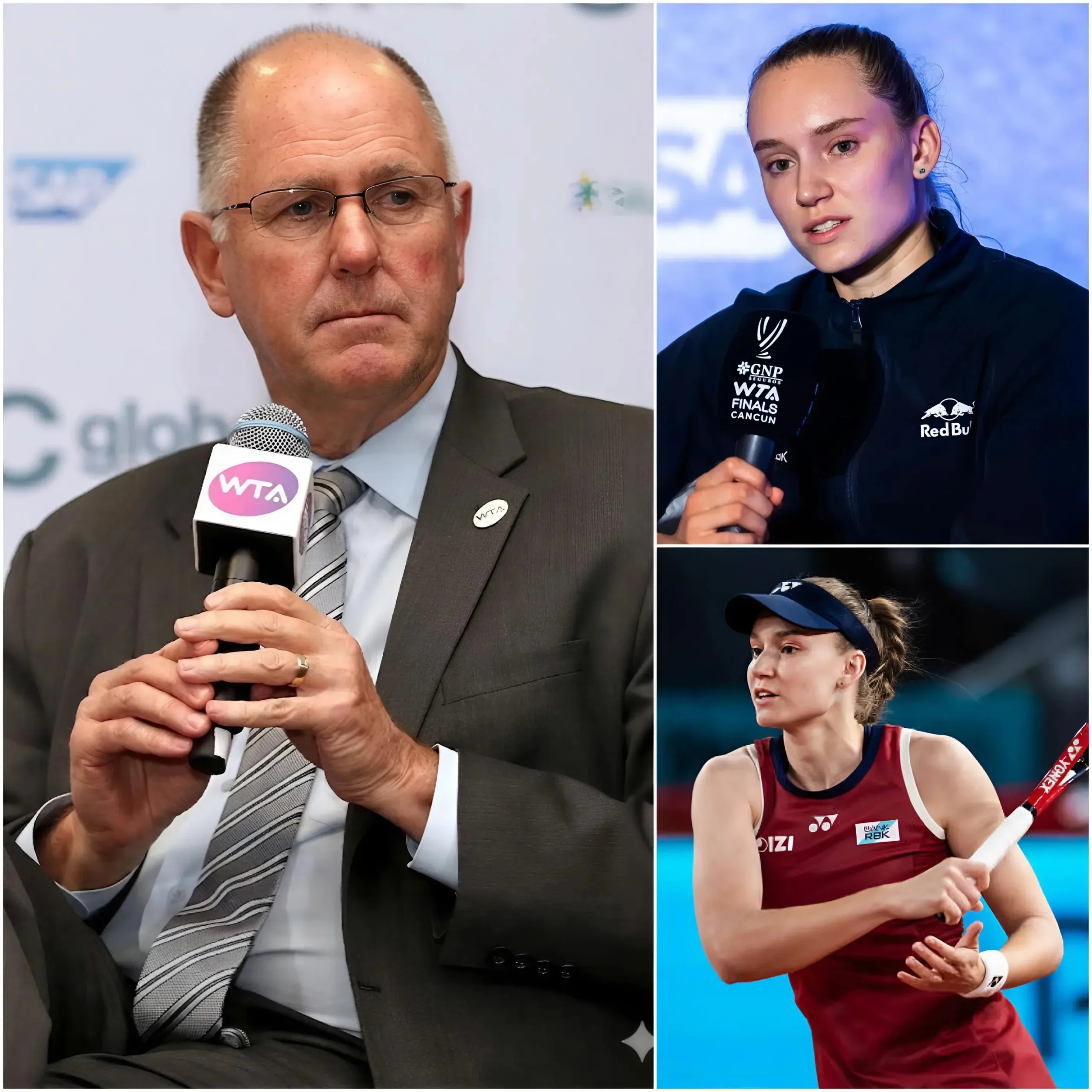 Cover Image for 🚨💔 BREAKING NEWS: 10 hours ago, WTA CEO Steve Simon expressed his deepest condolences to Elena Rybakina; he confirmed that… 👇