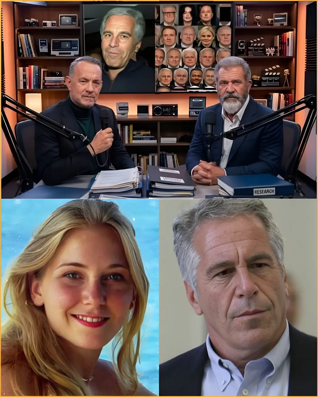 Cover Image for SCONVOLGENTE: TOM HANKS E MEL GIBSON “SI CONGELANO” DOPO AVER LETTO IL SECONDO NOME NELLA LISTA DI EPSTEIN – “NON POSSO CREDERE CHE SIA LUI!”