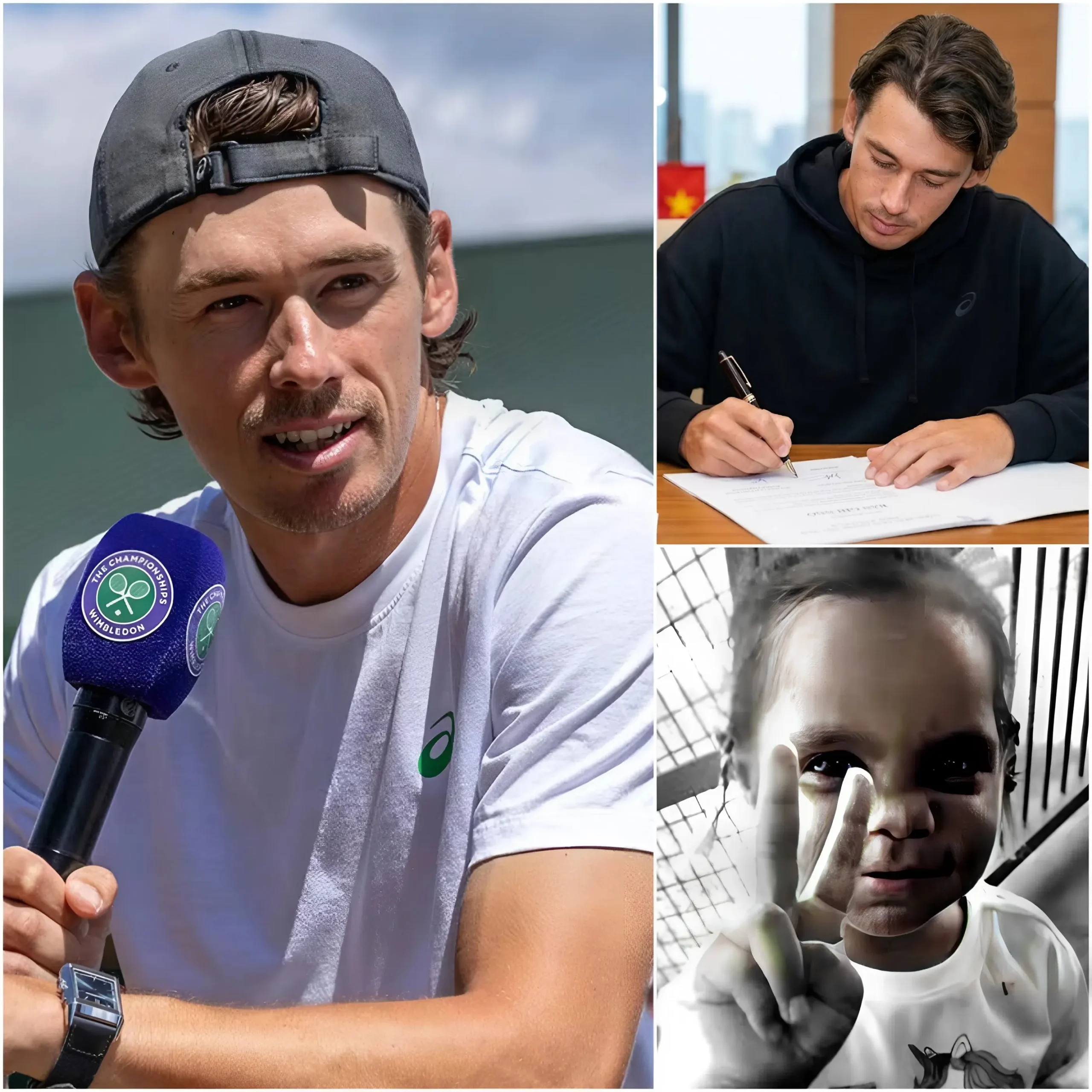 Cover Image for 🔴 SHOCKING: Alex De Minaur Speaks Out on Tragic Sharon Case, Vows Child Protection Charity and Makes Unexpected Promise