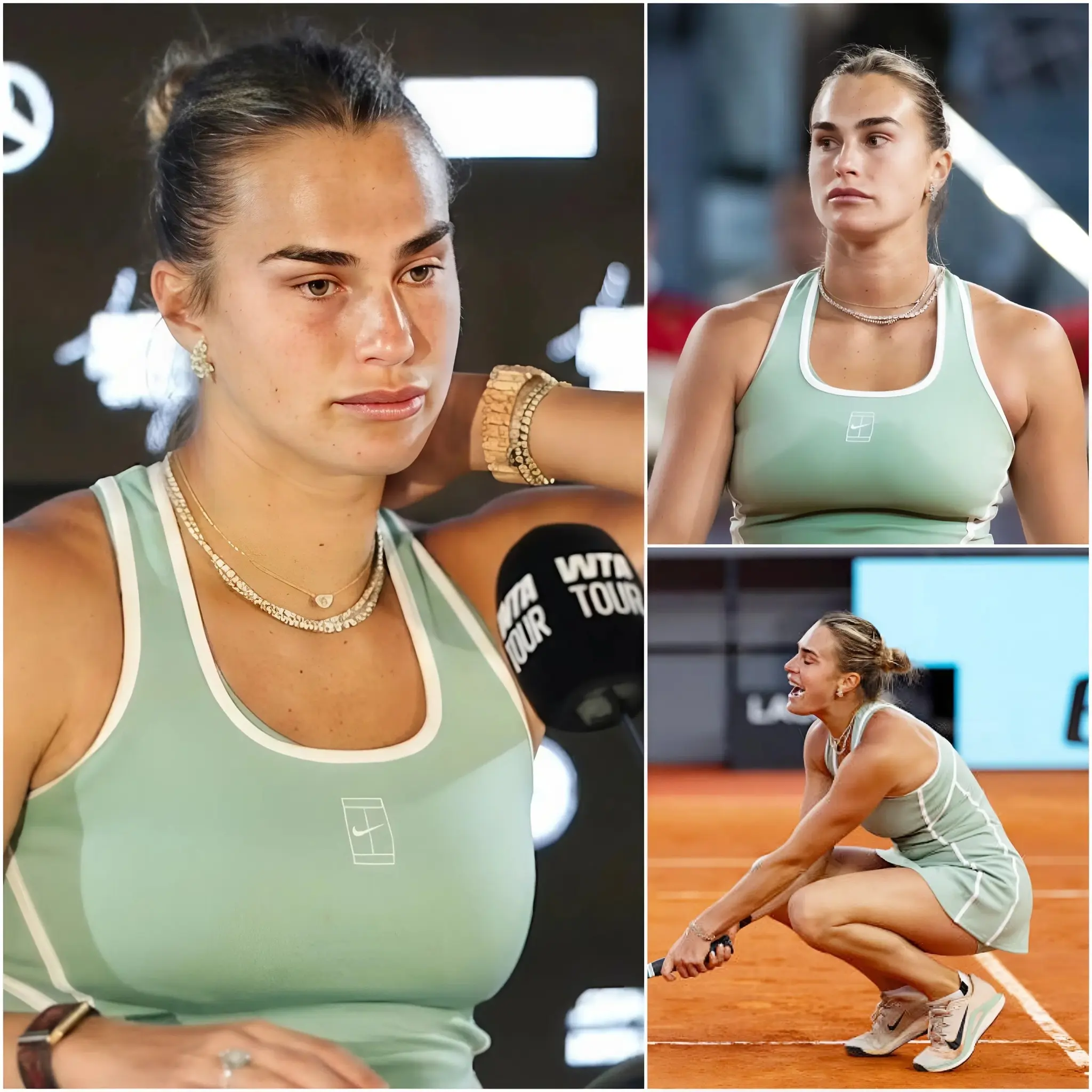 Cover Image for “Please, leave me alone! I did nothing wrong…” Following her painful defeat at the Madrid Open