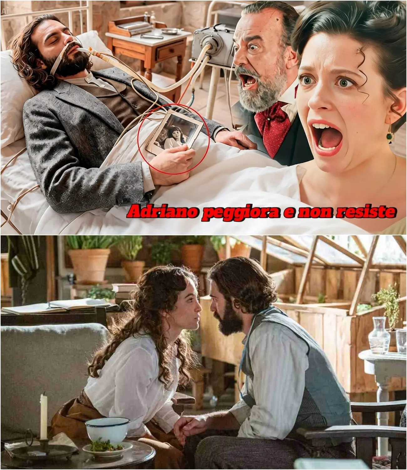 Cover Image for LA PROMESSA: Adriano peggiora e non resiste, rivela un segreto sconvolgente su Catalina