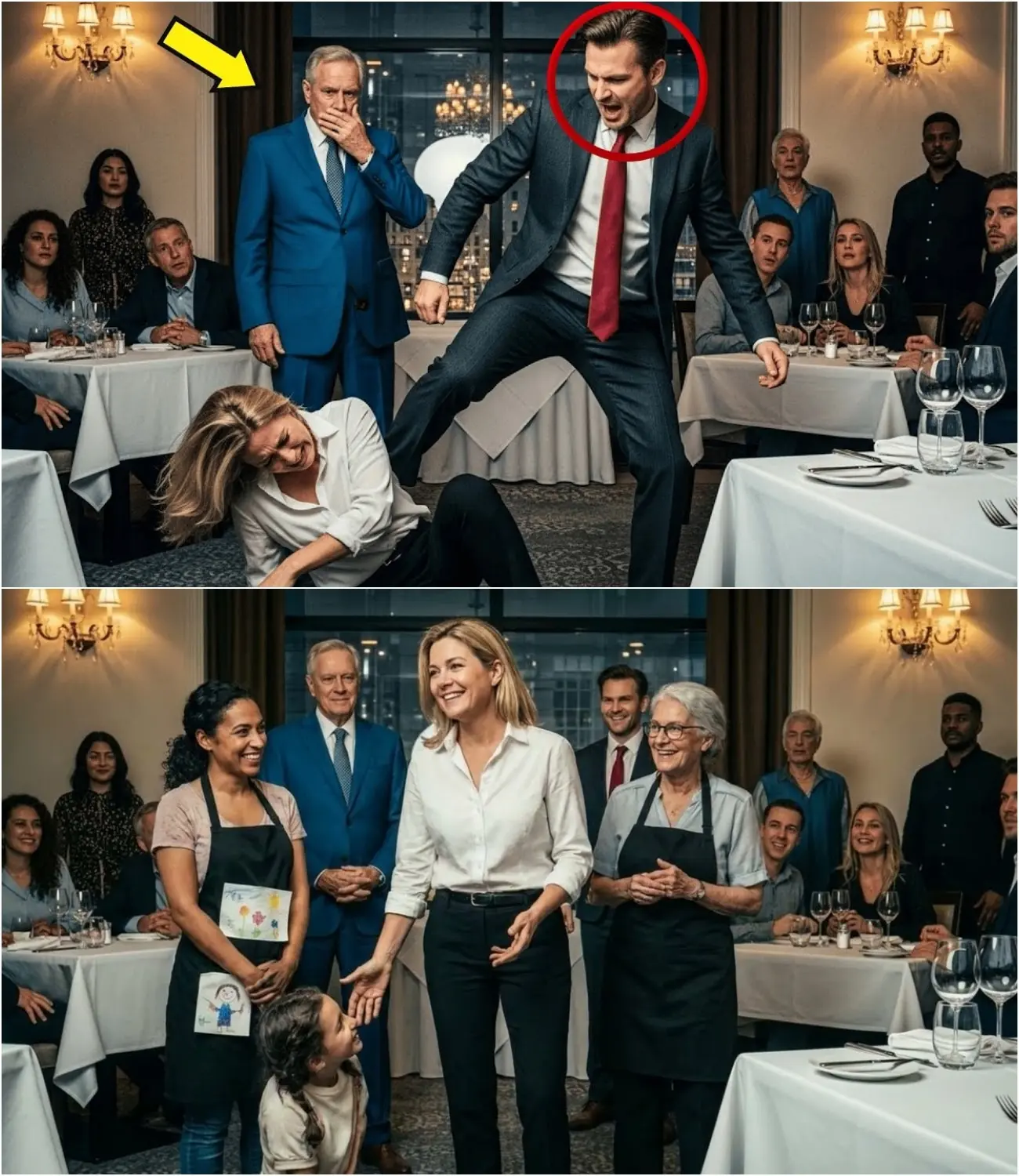 Cover Image for “Ti prego, non picchiarmi… soffro già!” piange la cameriera. Il capo segreto fa l’incredibile!