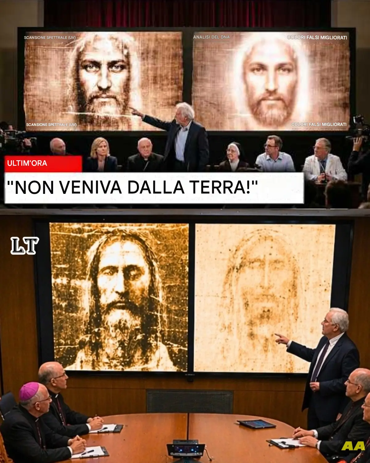 Cover Image for 🚨😱UNO SCETTICO EBREO HA STUDIATO LA SINDONE DI GESÙ PER 46 ANNI — UNA MOLECOLA LO HA SCONVOLTO 😱