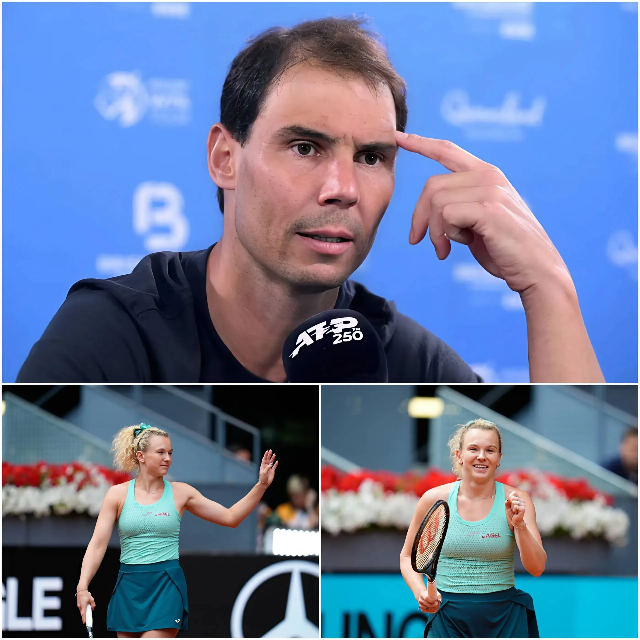 Cover Image for 🎾🎾 “Está en un nivel muy especial… un talento raro que debemos valorar, no comparar apresuradamente.” – Rafael Nadal habló tras el momento en que Mirra Andreeva se derrumbó y rompió en llanto en la final del Madrid Open 2026.