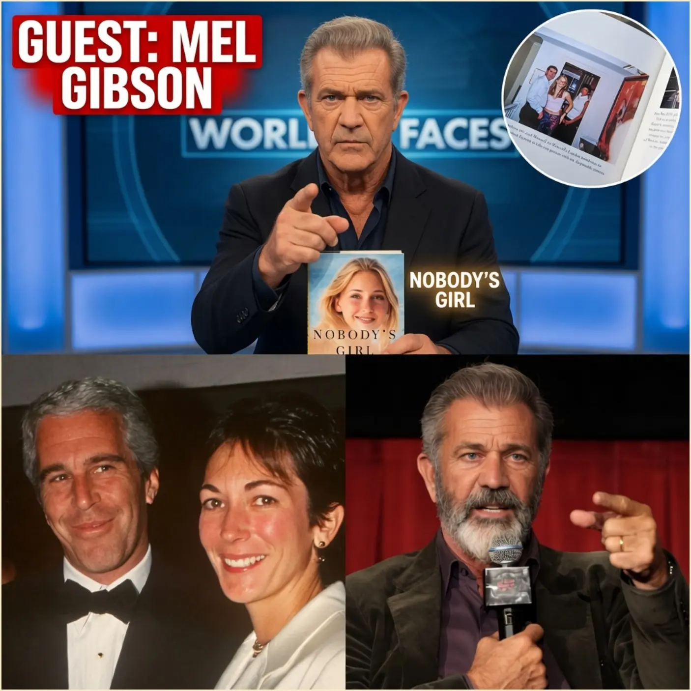 Cover Image for 🚨 LA CAMPAGNE À 100 MILLIONS DE DOLLARS DE MEL GIBSON : « JE NE LES LAISSERAI PAS SE TAIRE. » 🚨🚨 Alors qu’Hollywood reste plongé dans l’ombre des listes censurées, Mel Gibson a décidé de prendre les choses en main. Contournant les grandes chaînes, il a personnellement financé un studio ultra-sécurisé pour lancer une émission intitulée « LES DOSSIERS DE LA VÉRITÉ ».