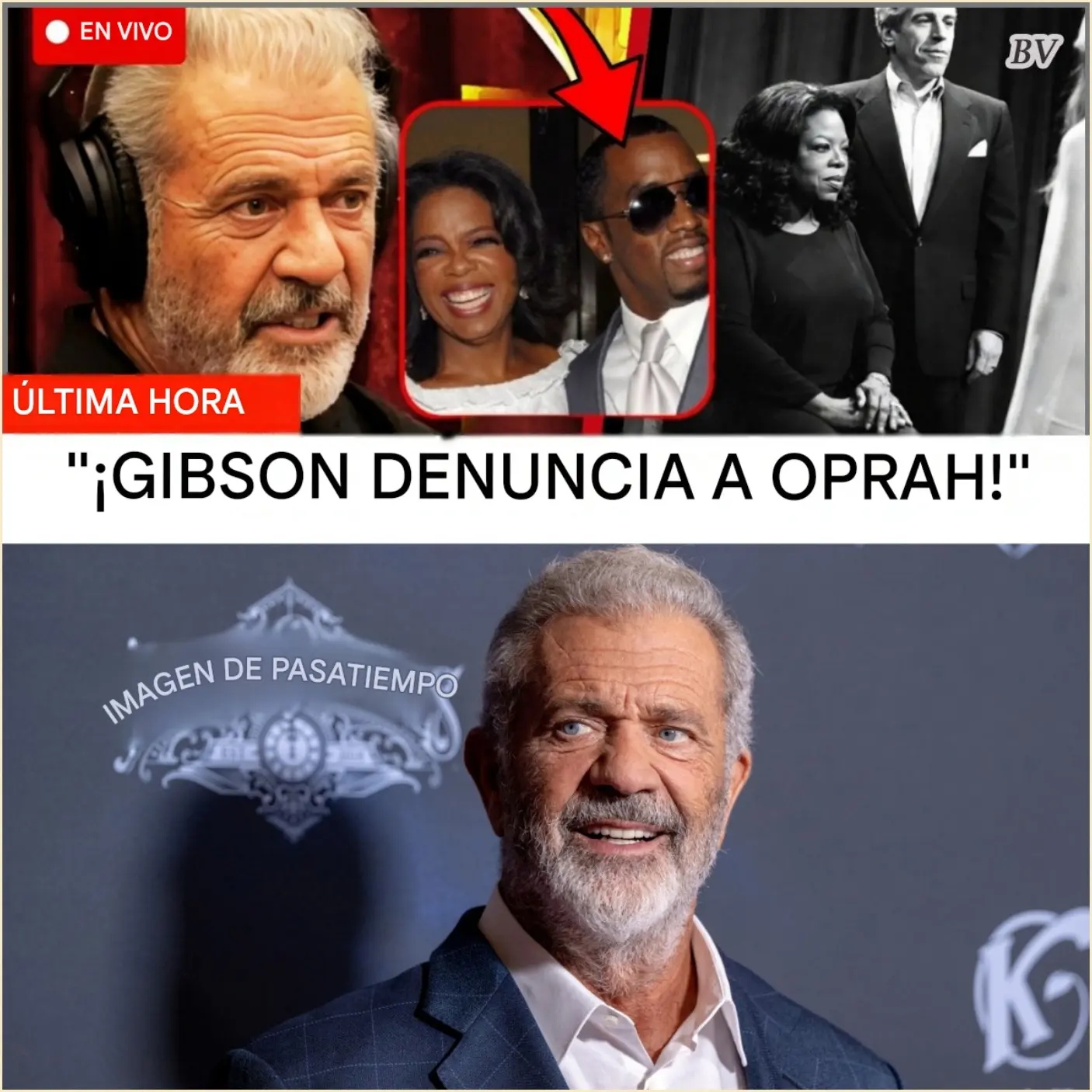 Cover Image for A sus 70 años, Mel Gibson lanza una advertencia explosiva sobre Oprah Winfrey y hasta dónde está dispuesta a llegar la élite de Hollywood para preservar su poder…