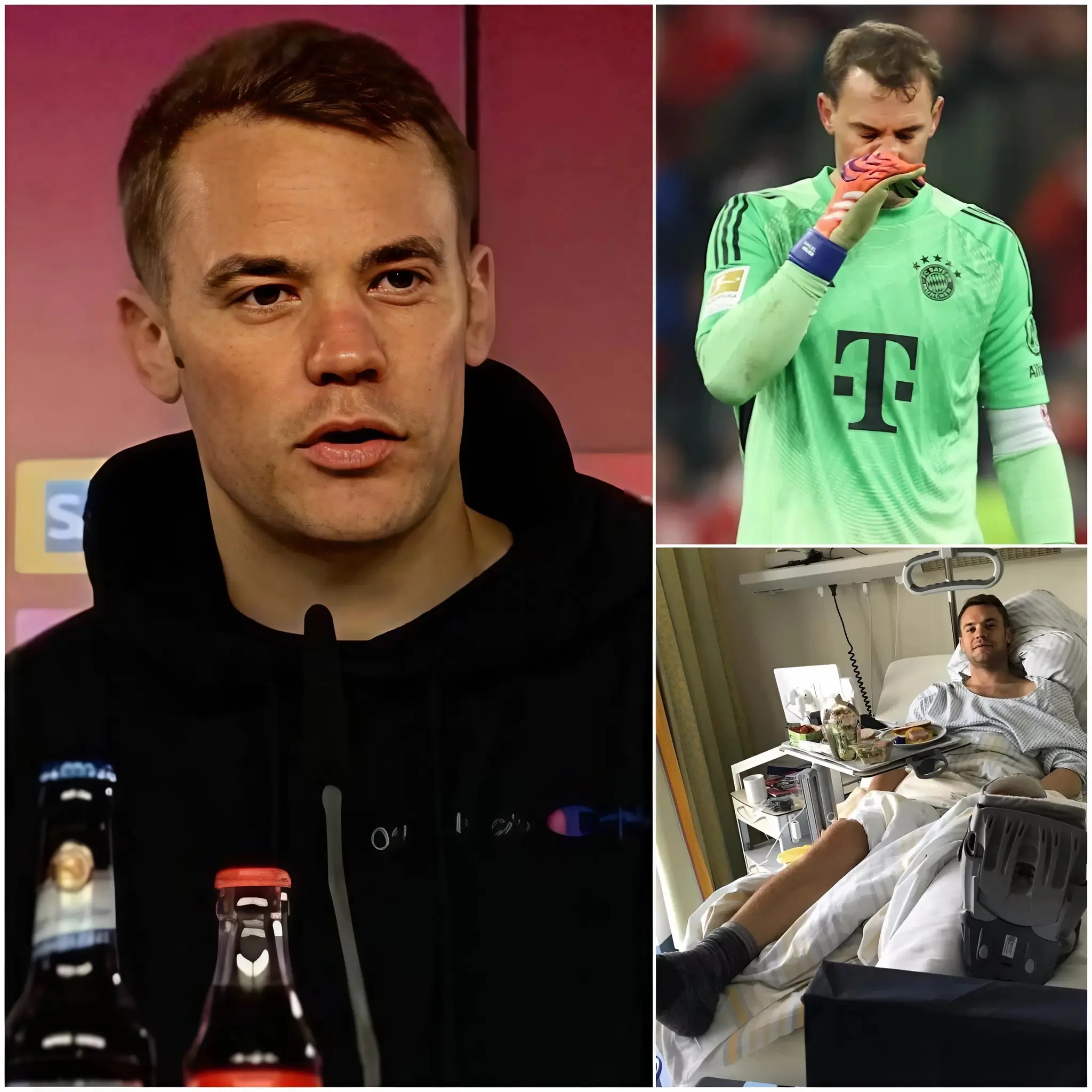 Cover Image for 💔Es ist kein Geheimnis mehr: Kapitän Manuel Neuer hat endlich den gesundheitlichen Kampf bestätigt, den er lange Zeit im Stillen geführt hat.