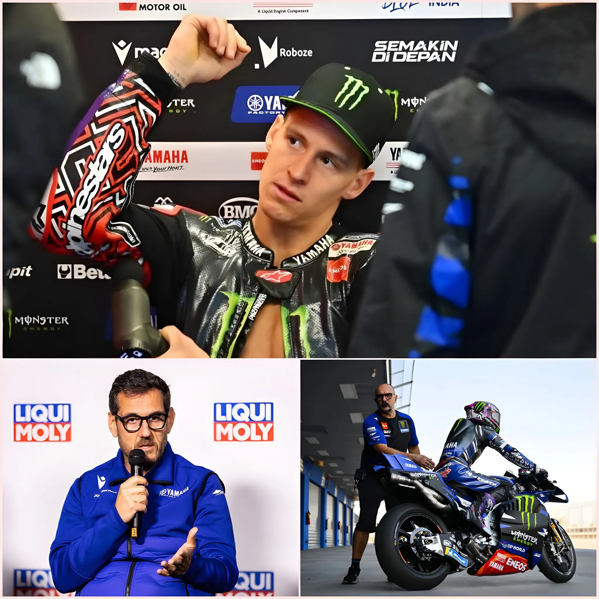 Cover Image for 🚨« IL DEVRAIT D’ABORD SE RESPECTER. » Paolo Pavesio s’est exprimé de manière inattendue suite aux derniers développements chez Yamaha, l’équipe restant déterminée à poursuivre le projet de moteur V4 pour Fabio Quartararo.