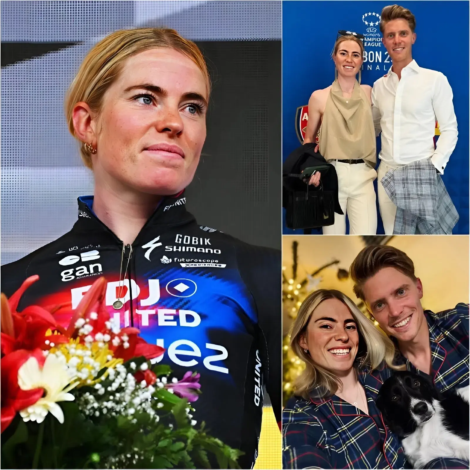 Cover Image for 🔥 SCHOKNIEUWS: Na jarenlang haar privéleven stil te hebben gehouden, heeft ’s werelds toonaangevende wielrenster Demi Vollering fans volledig verrast door officieel te