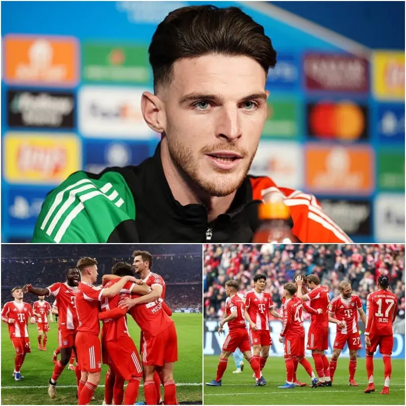 Cover Image for EILMELDUNG ‼️: „Wir würden lieber von Atlético Madrid ausgeschieden werden, als im Finale gegen Bayern Munich zu spielen, weil …“: Der Superstar von Arsenal, Declan Rice, hat erklärt, warum er es vorzieht, von Atlético Madrid ausgeschieden zu werden, anstatt im Champions-League-Finale dieser Saison auf Bayern zu treffen.