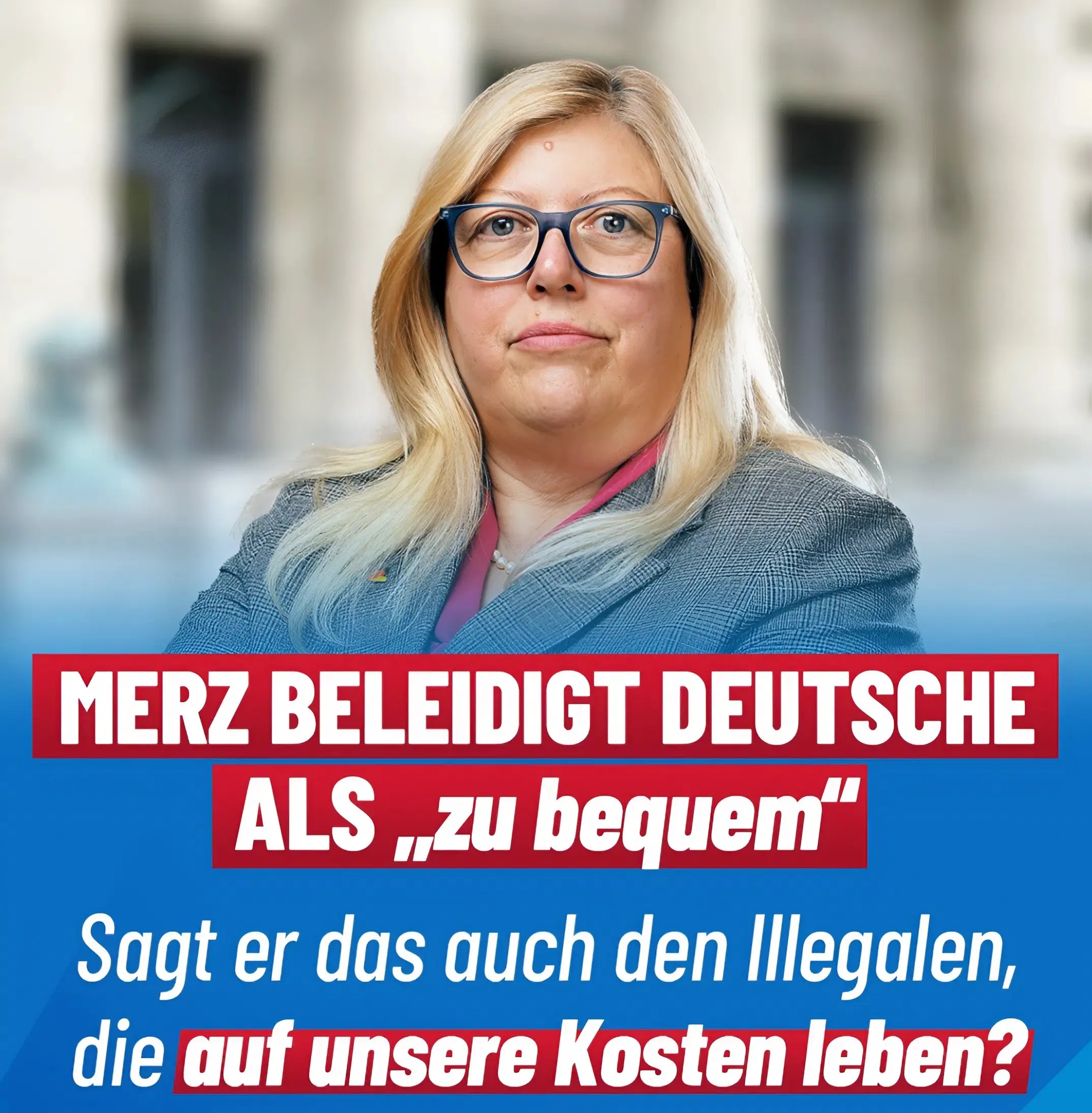 Cover Image for Merz beleidigt Deutsche als „zu bequem“ – Scharfe Kritik an der CDU-Spitze. Sagt er das auch den Illegalen, die auf unsere Kosten leben? Omid Najafi und die AfD werfen Merz Doppelmoral vor: Während er die eigenen Bürger als zu bequem diffamiert, schweigt er zur massiven Belastung durch illegale Migration. Eine Debatte über Leistung, Gerechtigkeit und die Zukunft Deutschlands.