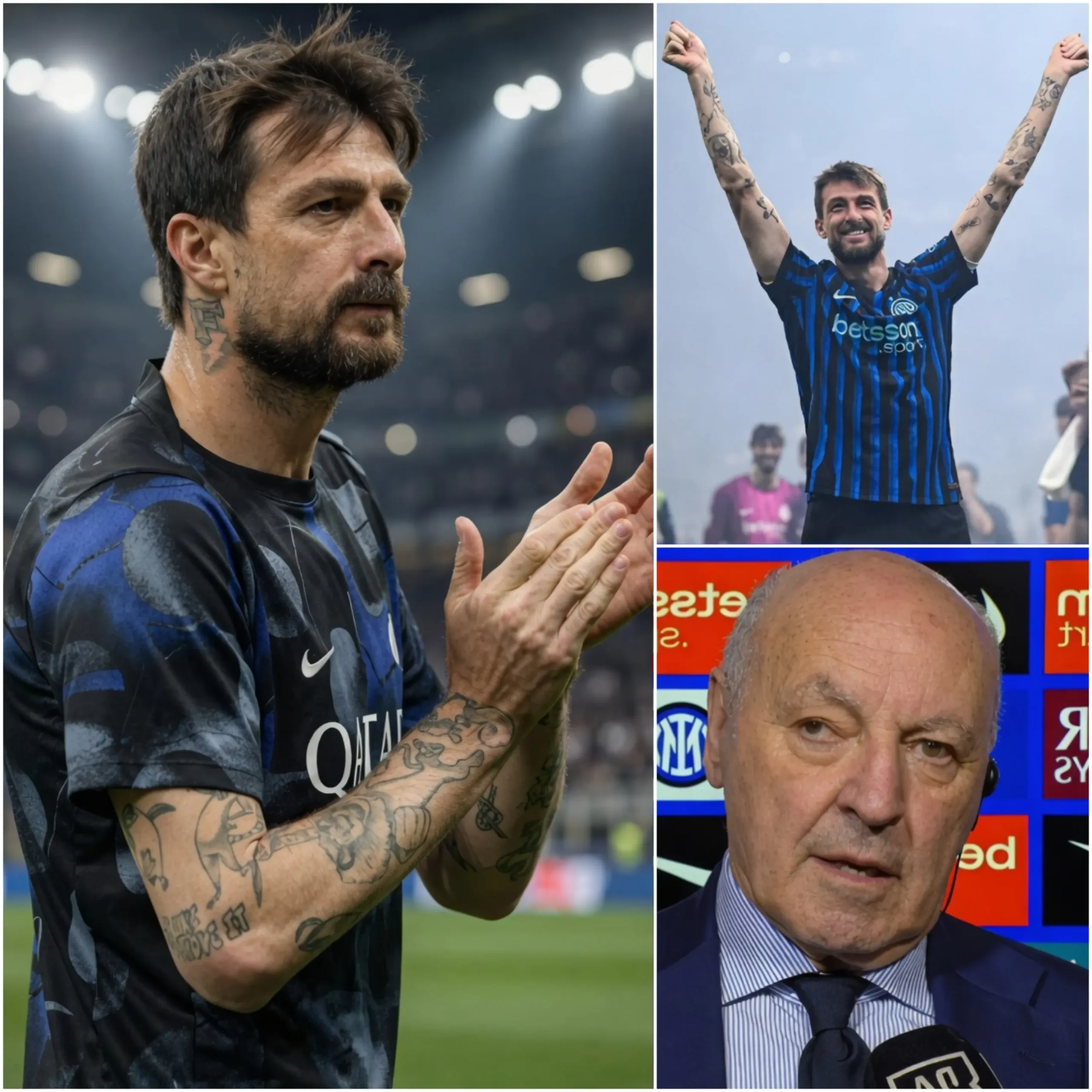 Cover Image for 🚨 UN FINALE DA SOGNO PER ACERBI! Solo pochi minuti dopo aver sollevato lo Scudetto con l’Inter, Francesco Acerbi ha lasciato tutti senza parole annunciando il suo immediato ritiro.