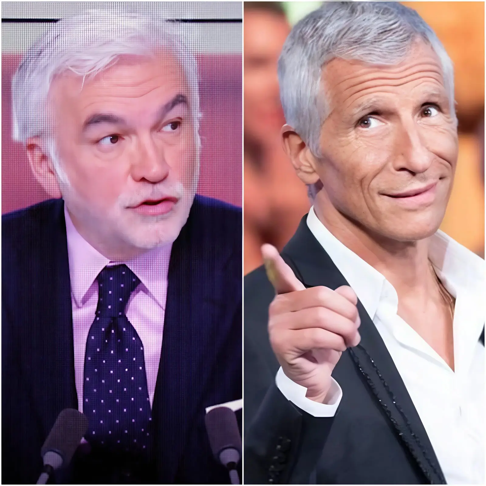 Cover Image for « FERME TA GUEULE ! » 🔴 Nagui a soudainement éclaté dans une violente fureur en direct à la télévision, exigeant publiquement que Pascal Praud se taise — définitivement.