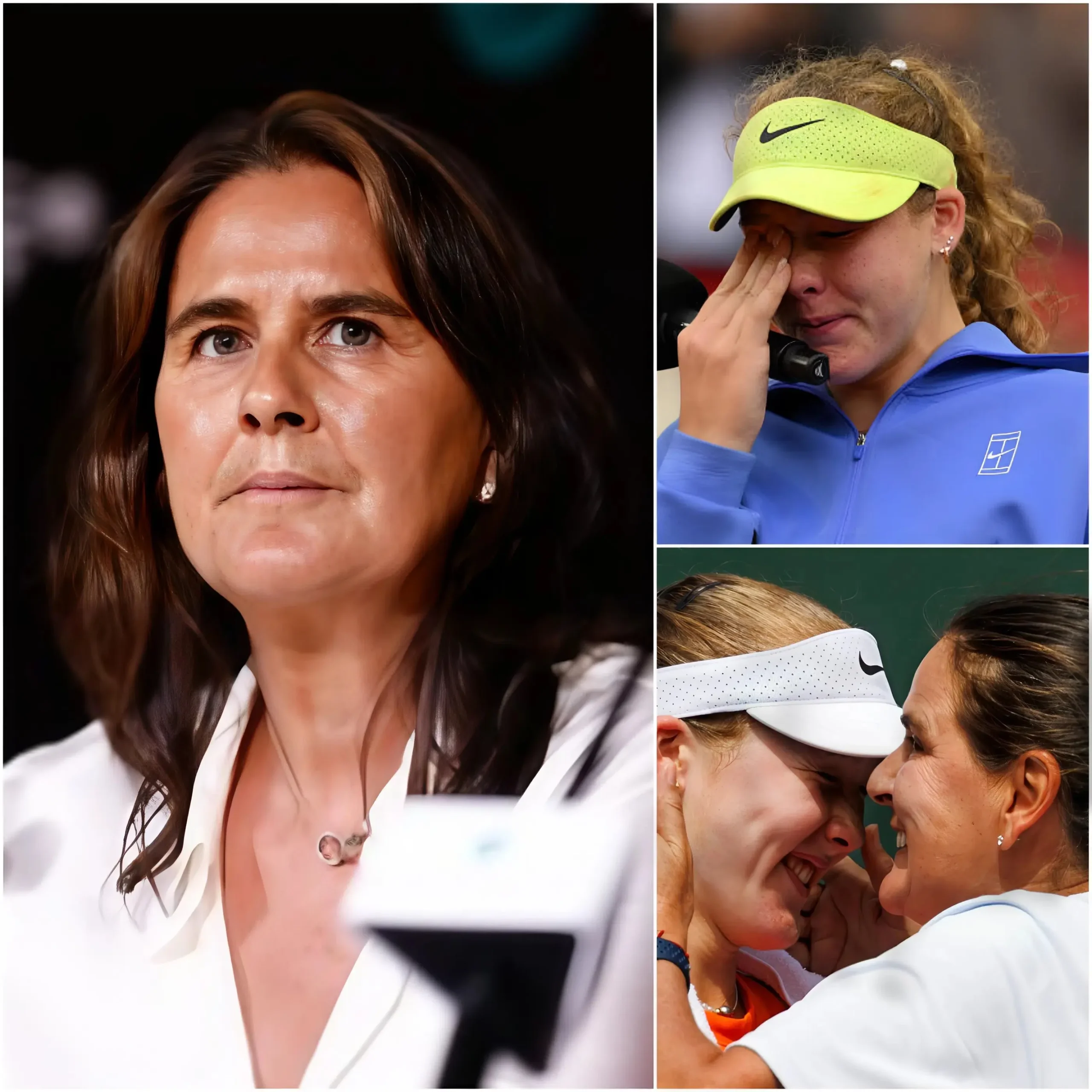 Cover Image for ❤️ “SÓLO TIENE 19 AÑOS” — Conchita Martínez rompe en lágrimas en pleno Madrid Open al revelar el preocupante estado de salud de Mirra Andreeva tras su partido, mientras la joven tenista sigue enfrentándose a una ola de críticas durísimas por parte de aficionados y medios de comunicación.