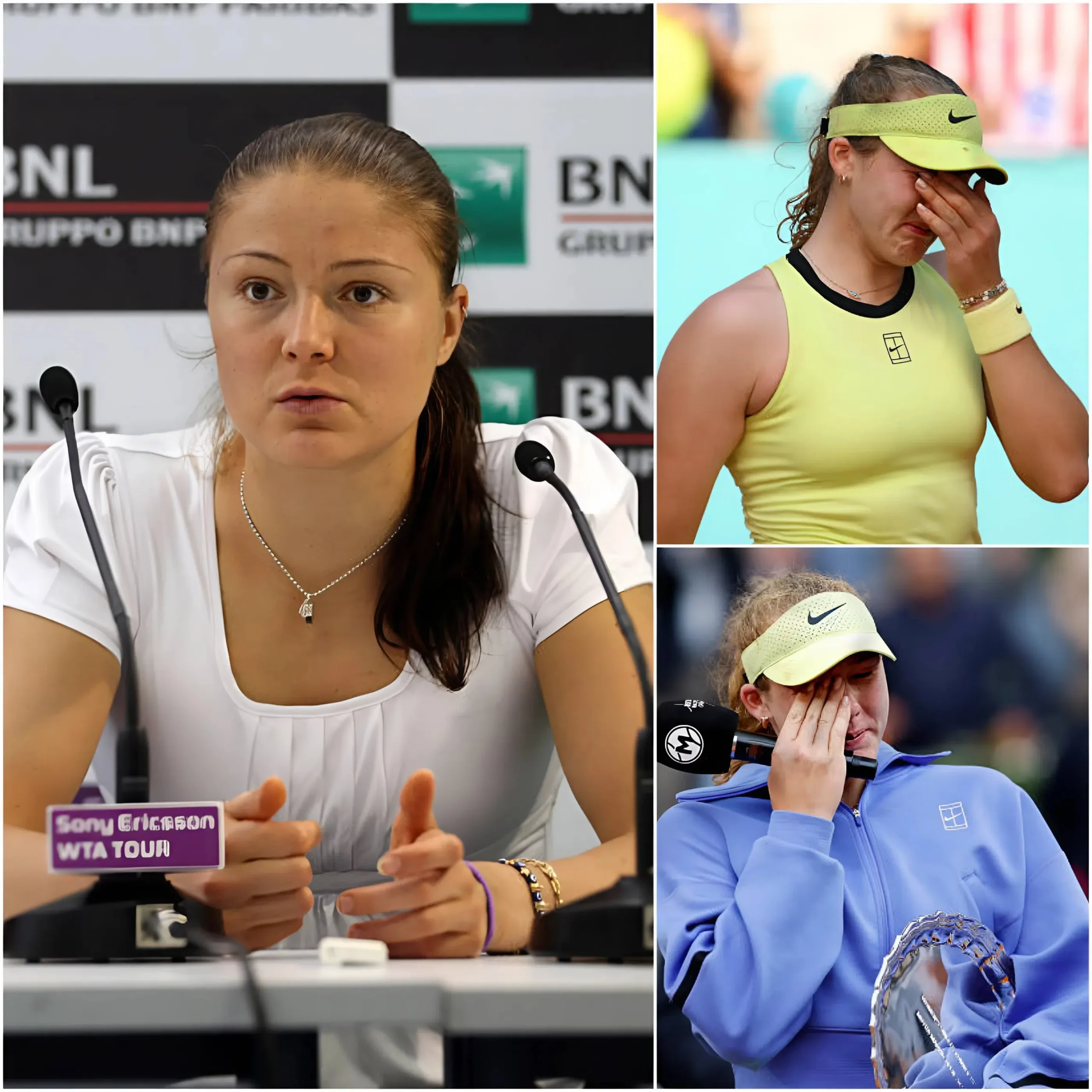 Cover Image for 💔 “CADA VEZ QUE PIERDO UN PARTIDO, SIENTO COMO SI FUERA EL FIN DEL MUNDO” — Mirra Andreeva, tras la derrota en la final de Madrid, ha generado una fuerte controversia al admitir una profunda caída emocional, al mismo tiempo que menciona la enorme presión de las expectativas y los medios como parte de un entorno que la hace sentir “asfixiada” en la pista.