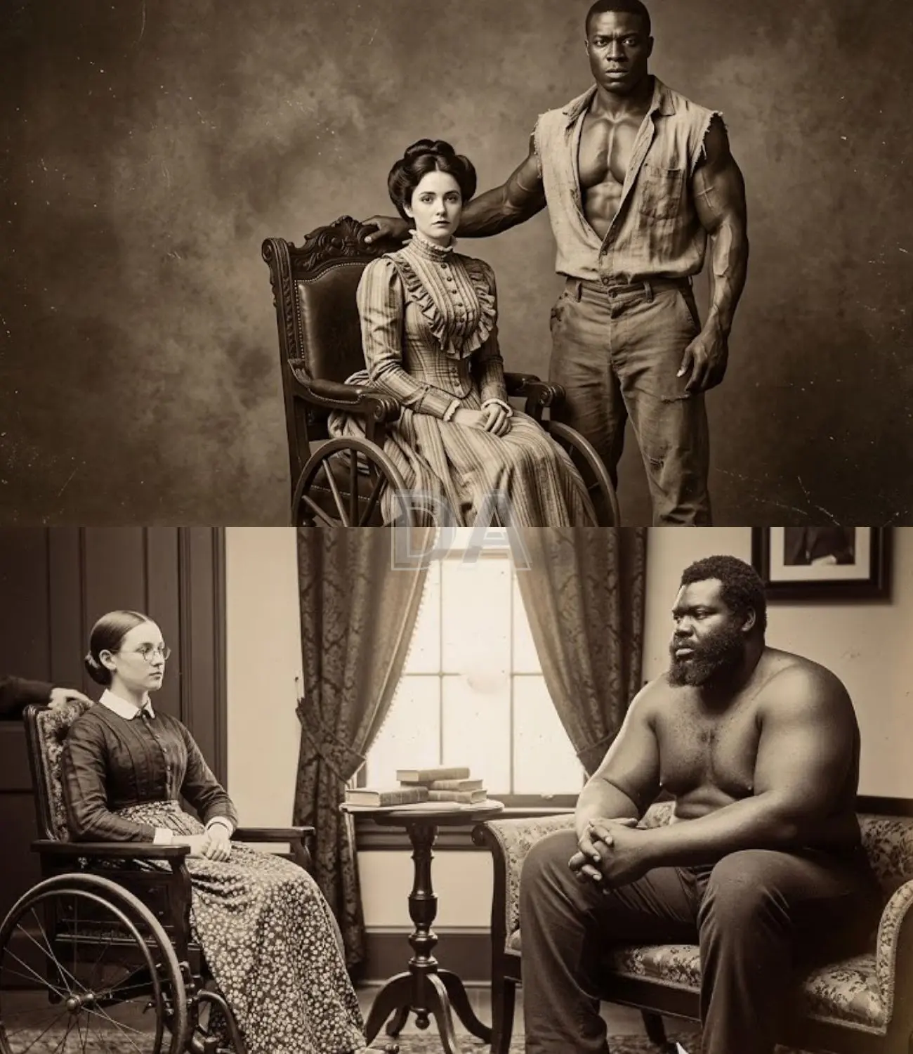 Cover Image for Jugée inapte au mariage, son père la donna en mariage à l’esclave le plus fort.