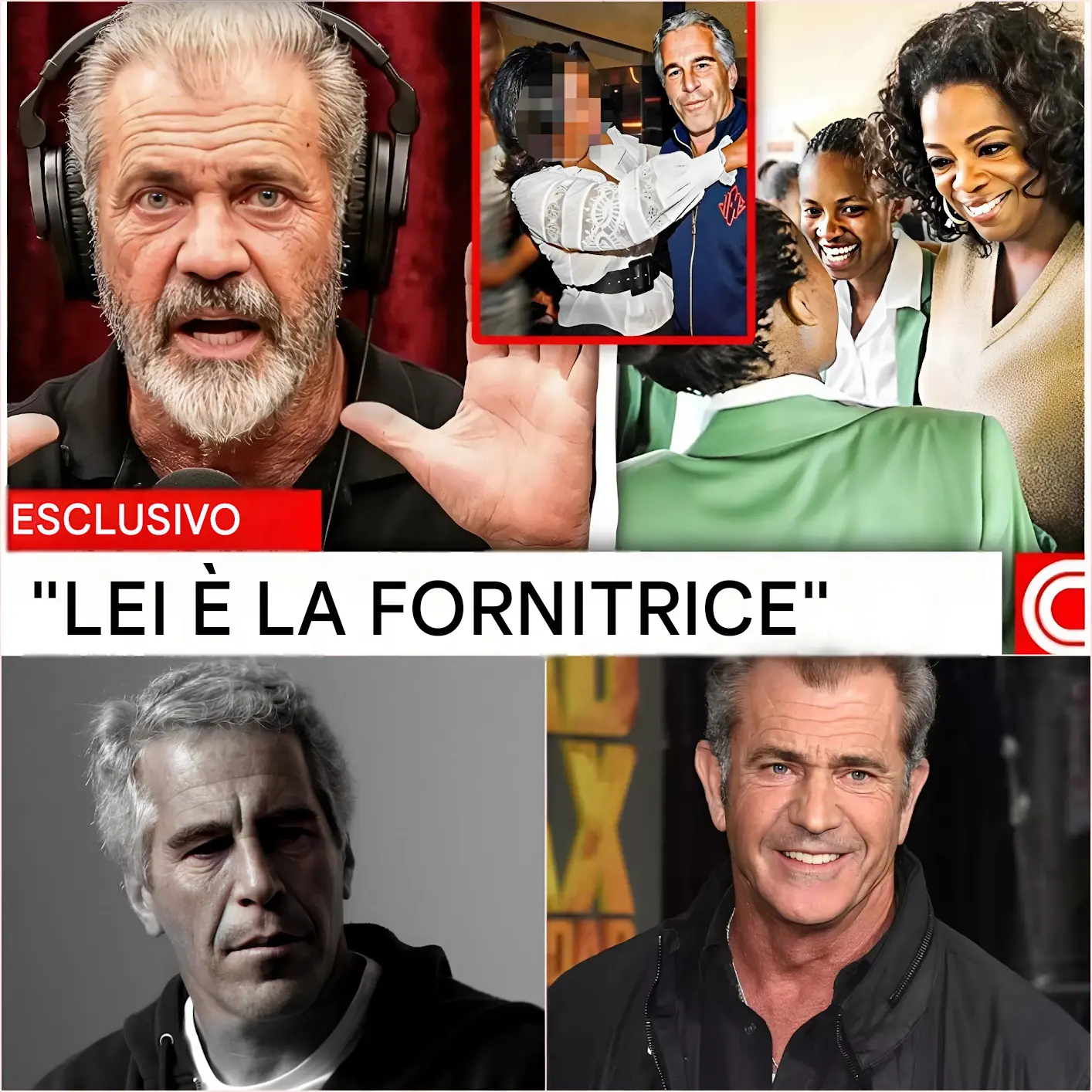 Cover Image for Mel Gibson ha appena sganciato una bomba su Oprah Winfrey e il suo presunto legame con l’isola di Epstein… e sta causando un grande scalpore a Hollywood…