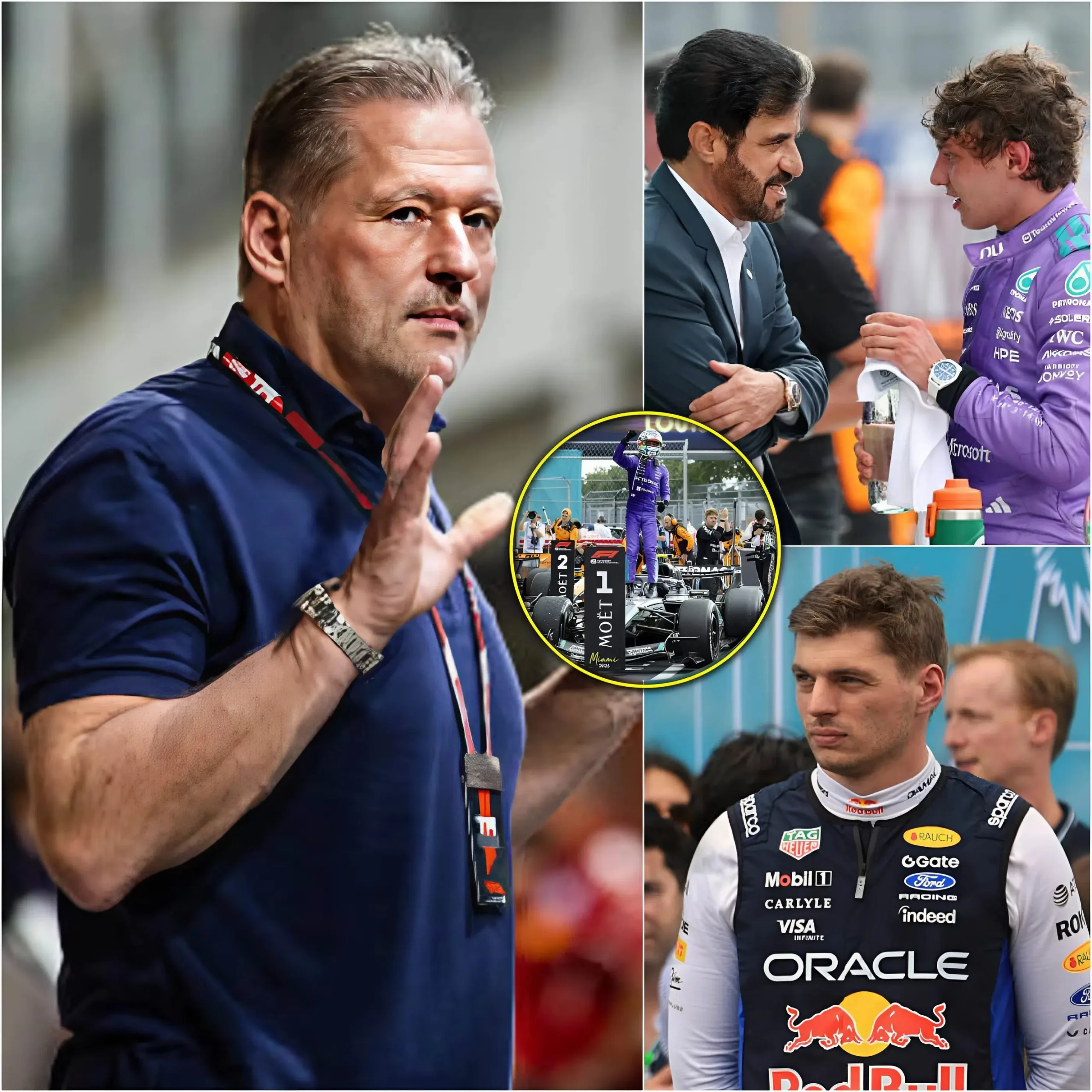 Cover Image for OFFICIAL ANNOUNCEMENT🚨 Jos Verstappen has filed a lawsuit against the FIA ​​over decisions that disadvantaged Max Verstappen at the Miami Grand Prix: “This year’s F1 is boring, the FIA ​​is shameful, they are destroying Formula 1. If they don’t change, my son will leave Formula 1.” The FIA ​​immediately issued an official statement, further escalating the controversy!👇👇👇