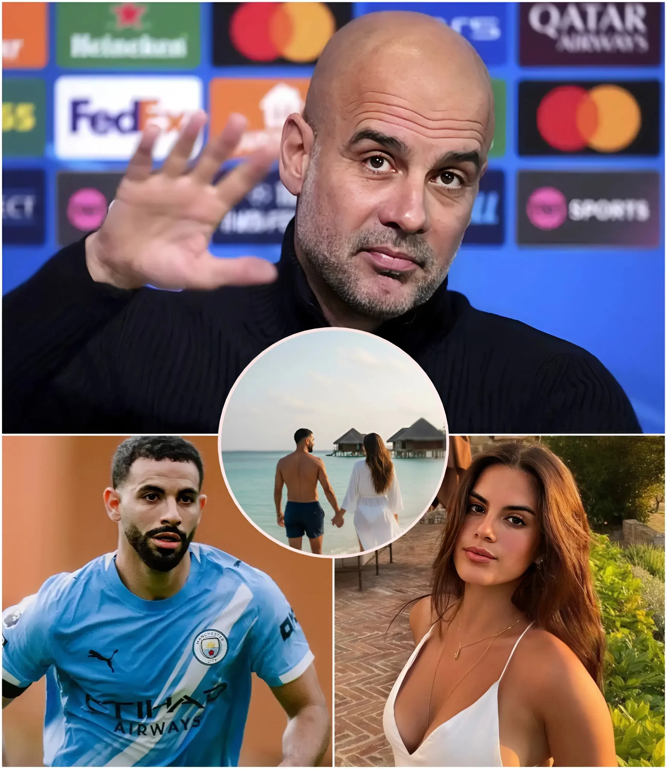 Cover Image for 🔥 BREAKING NEWS: SHOCKING NEWS AT MANCHESTER! Young star Rayan Aït-Nouri is publicly dating Maria Guardiola – daughter of manager Pep Guardiola. The couple were spotted holding hands and enjoying a romantic vacation in the luxurious Ibiza. When the rumors spread, Pep Guardiola’s unexpected reaction stunned the entire Manchester City community…