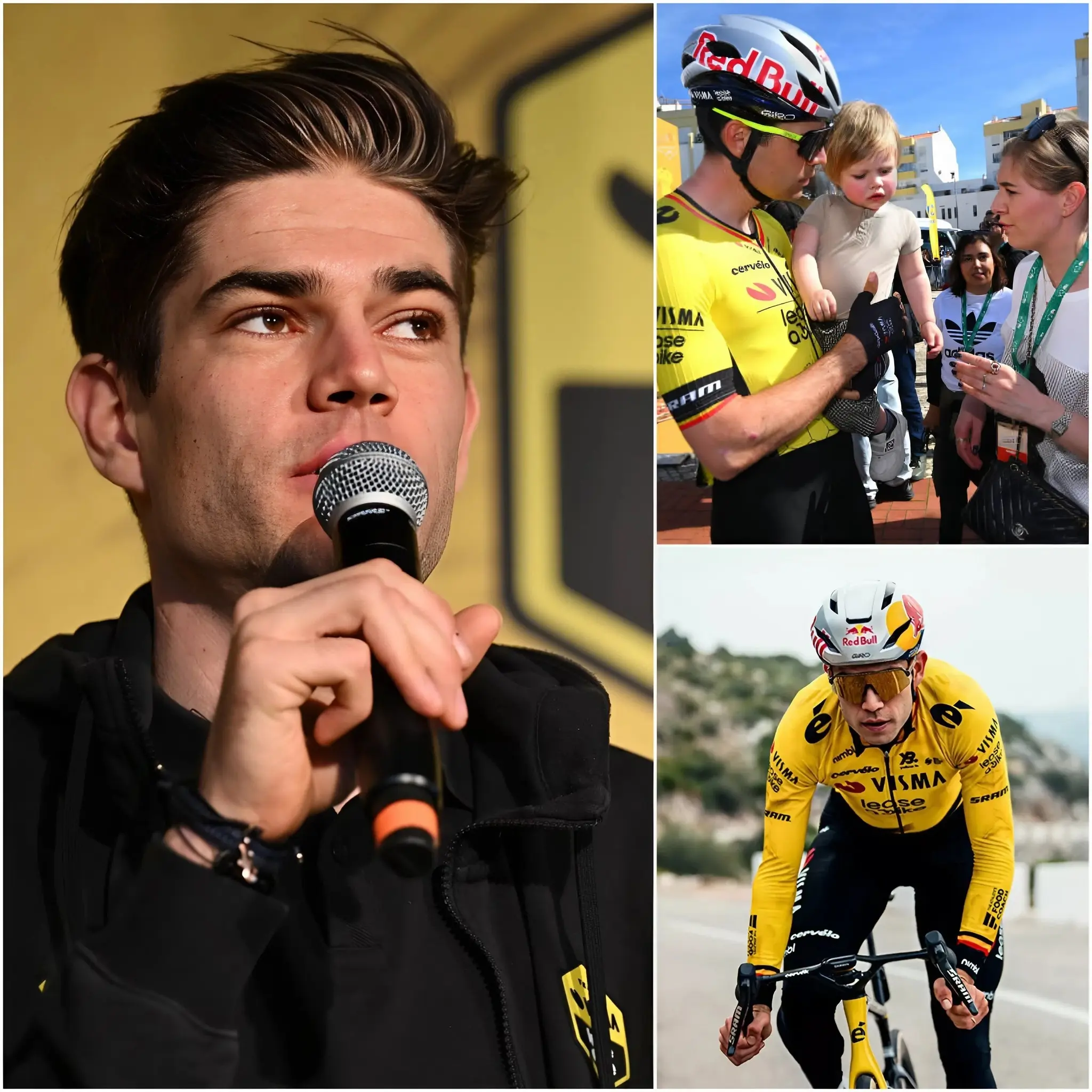 Cover Image for 🔥🙁 NIEUWE UPDATE: Wout van Aert kondigt pauze in zijn carrière aan — en de echte reden heeft fans diep geschokt. Na een persoonlijke en emotionele familiesituatie zou de wielerster zich terugtrekken uit de wedstrijden om bij zijn vrouw te zijn in een zeer belangrijk moment.