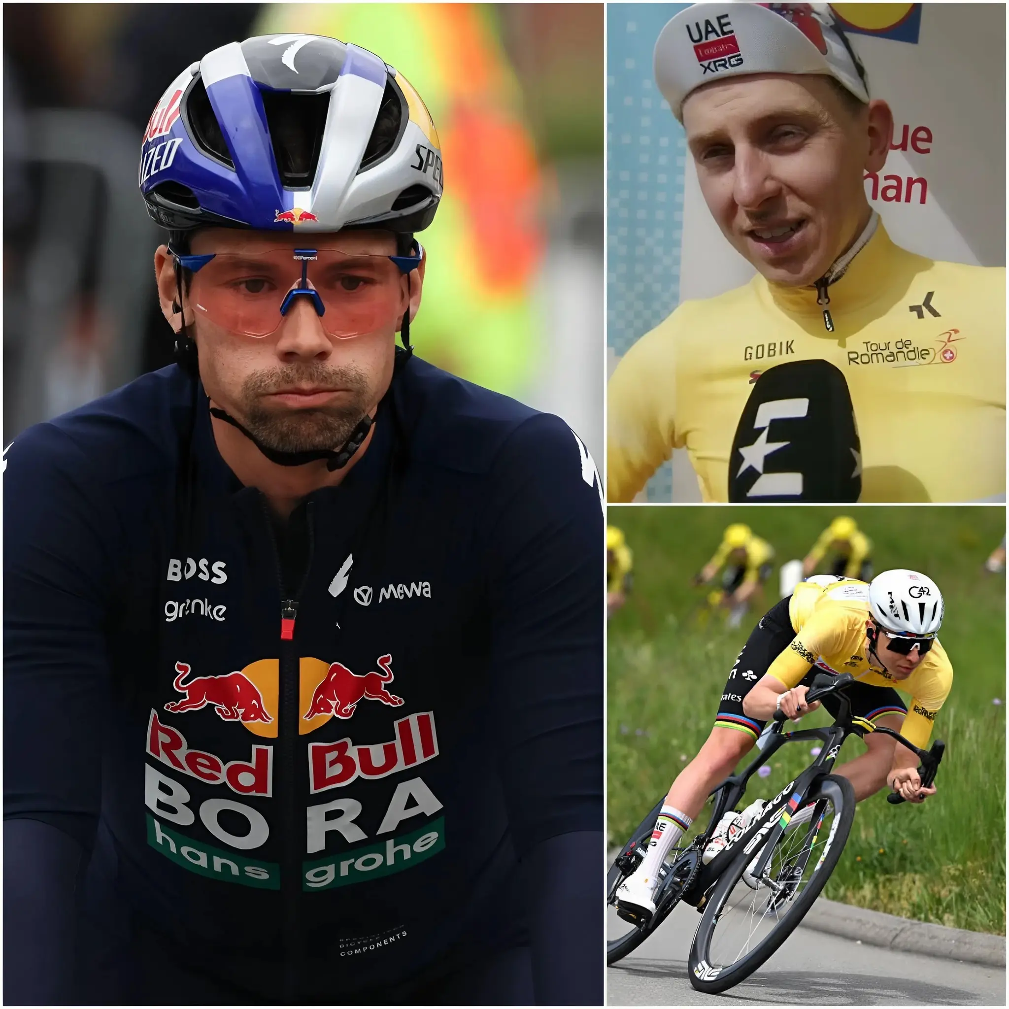 Cover Image for 🔴“HIJ HEEFT ALLEEN GEWONNEN DOOR GELUK!” — Primož Roglič vernederde openlijk de overwinning van Tadej Pogačar voor miljoenen fans, wat de Union Cycliste Internationale