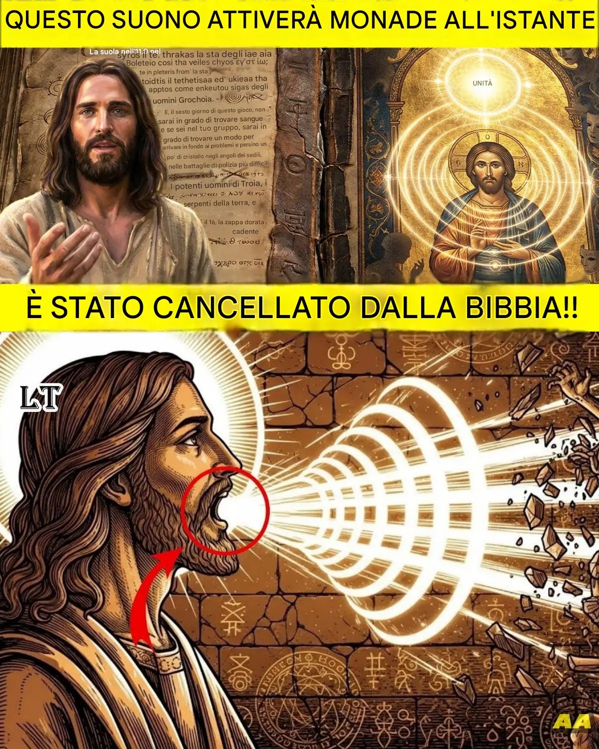 Cover Image for 🚨 SHOCKING: IL SUONO VIBRAZIONALE SEGRETO CHE GESÙ HA DATO AI SUOI DISCEPOLI È FINALMENTE RIVELATO 🚨